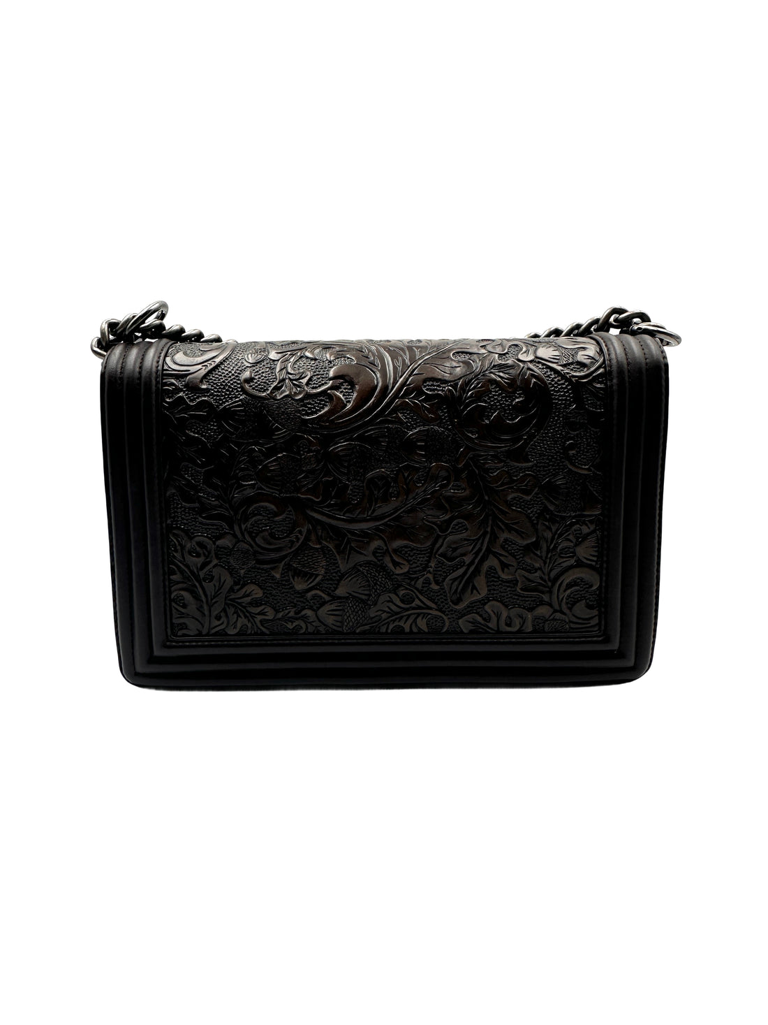 Chanel Large Dallas Cordoba Boy Bag Brown CC812