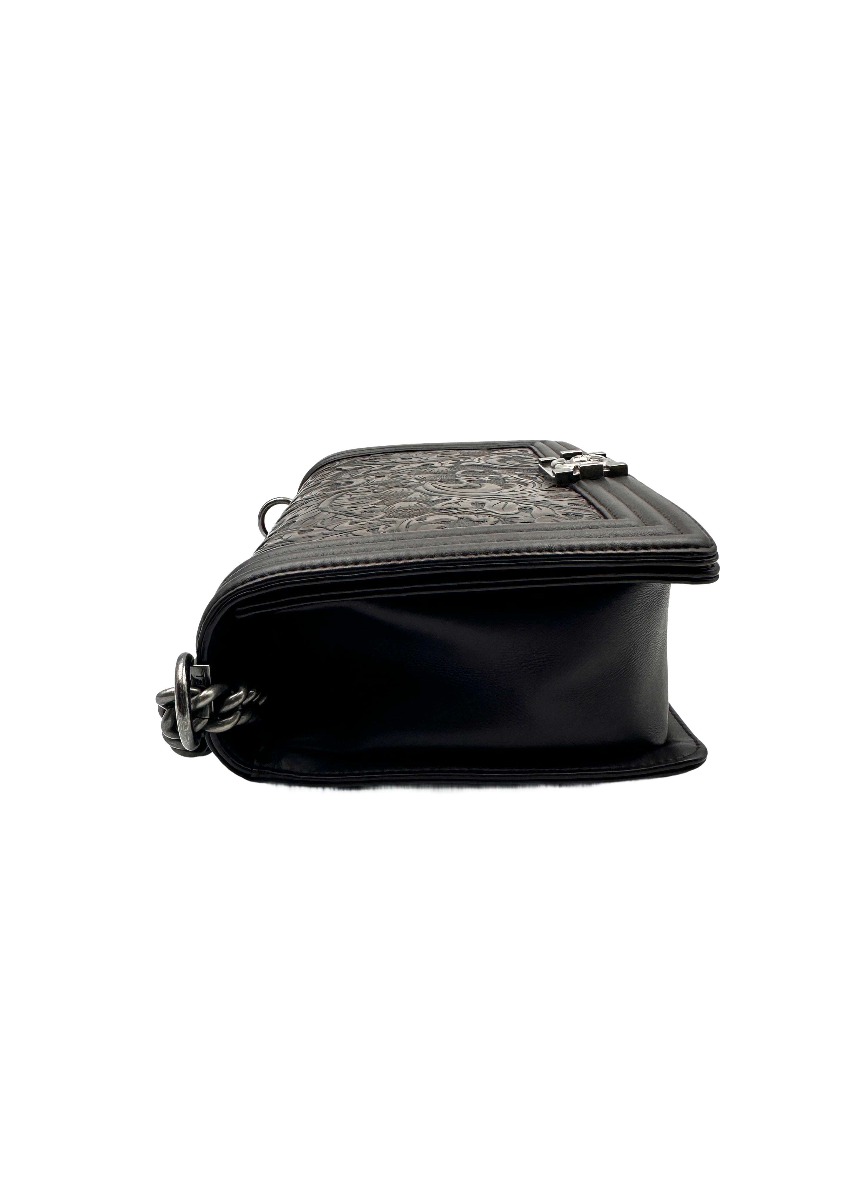 Chanel Large Dallas Cordoba Boy Bag Brown CC812