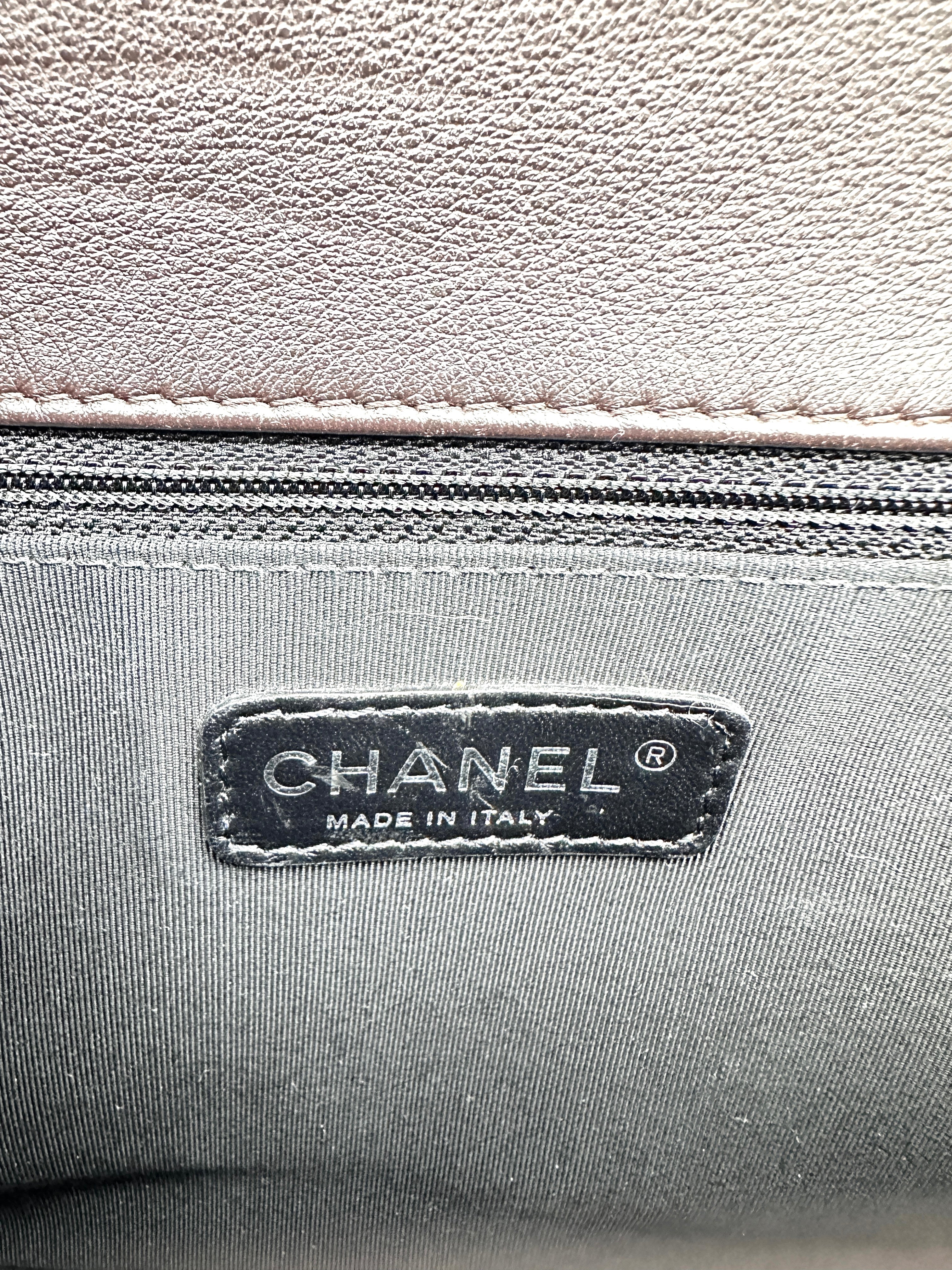 Chanel Large Dallas Cordoba Boy Bag Brown CC812