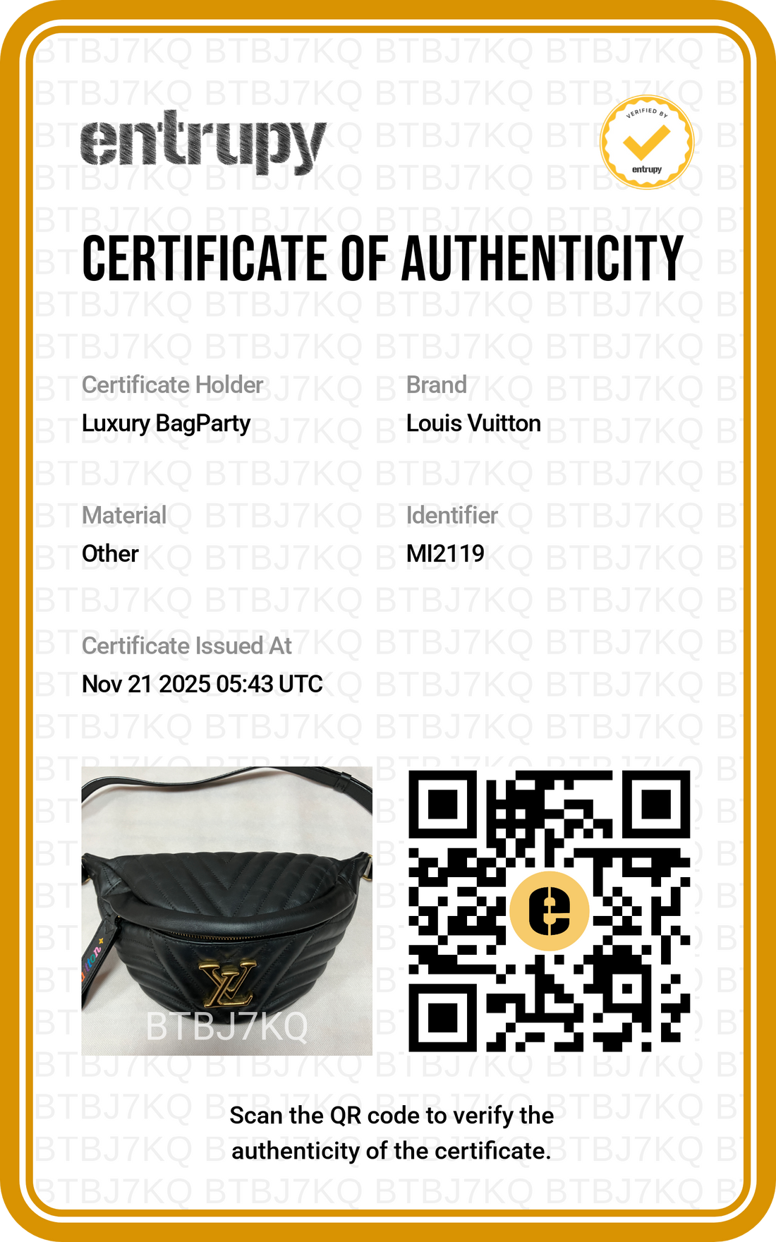 Louis Vuitton Leather New Wave Belt Bag Black LV1369