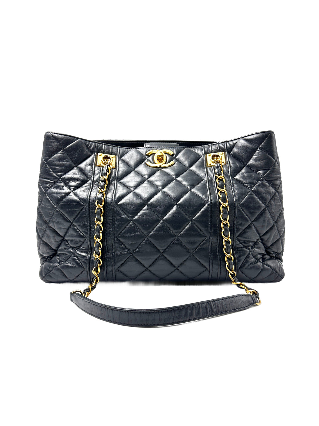 Chanel Quilted Lambskin Pin Tuck Tote bag (20***86) CC883