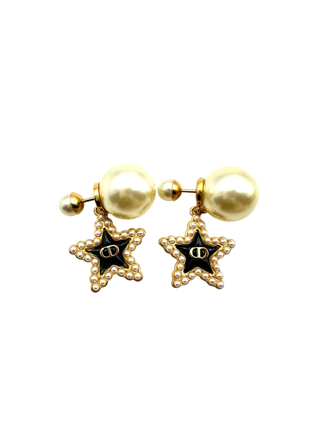 Dior Tribales Earrings with Pentagram Charms DOJE11