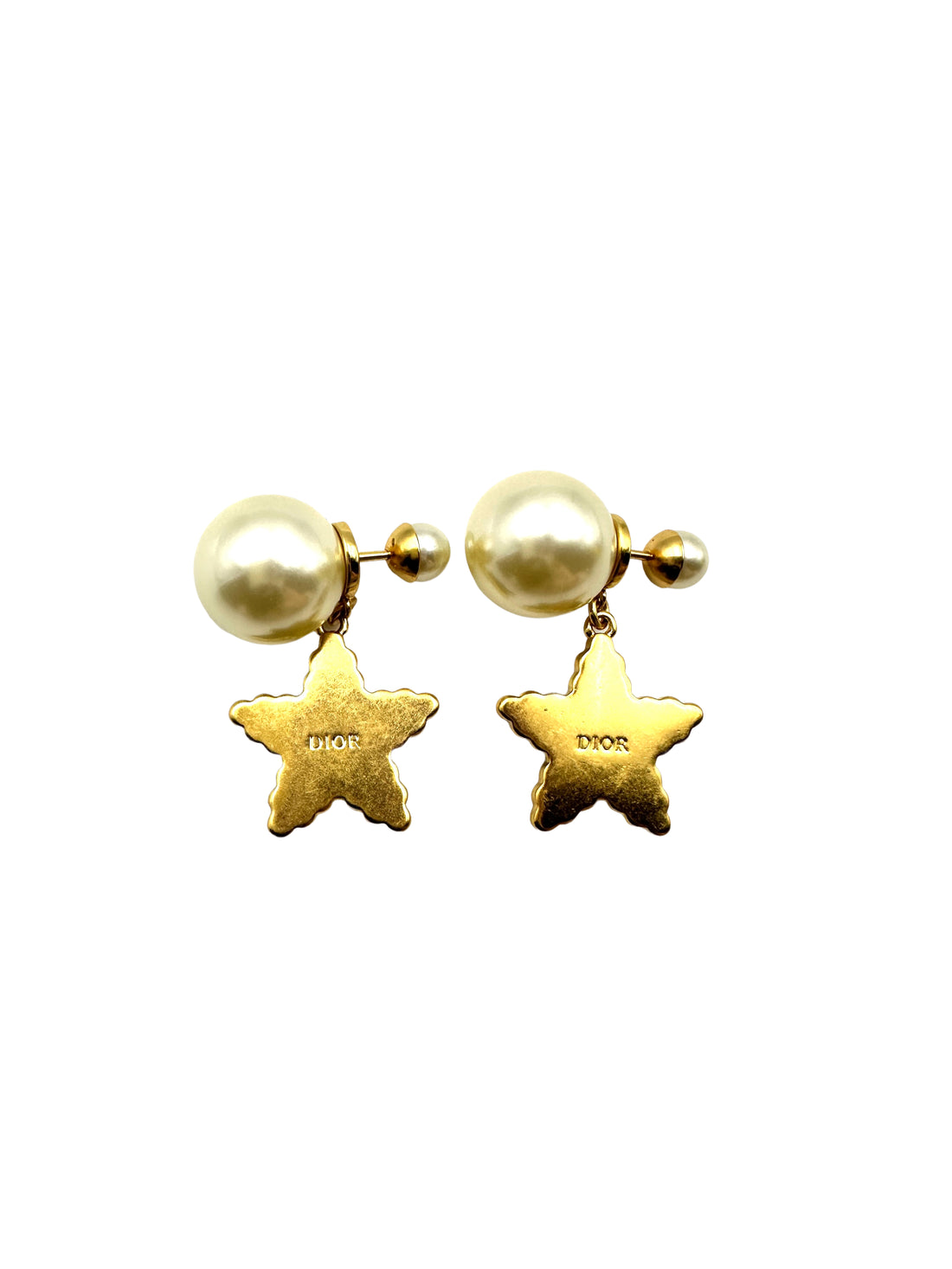 Dior Tribales Earrings with Pentagram Charms DOJE11