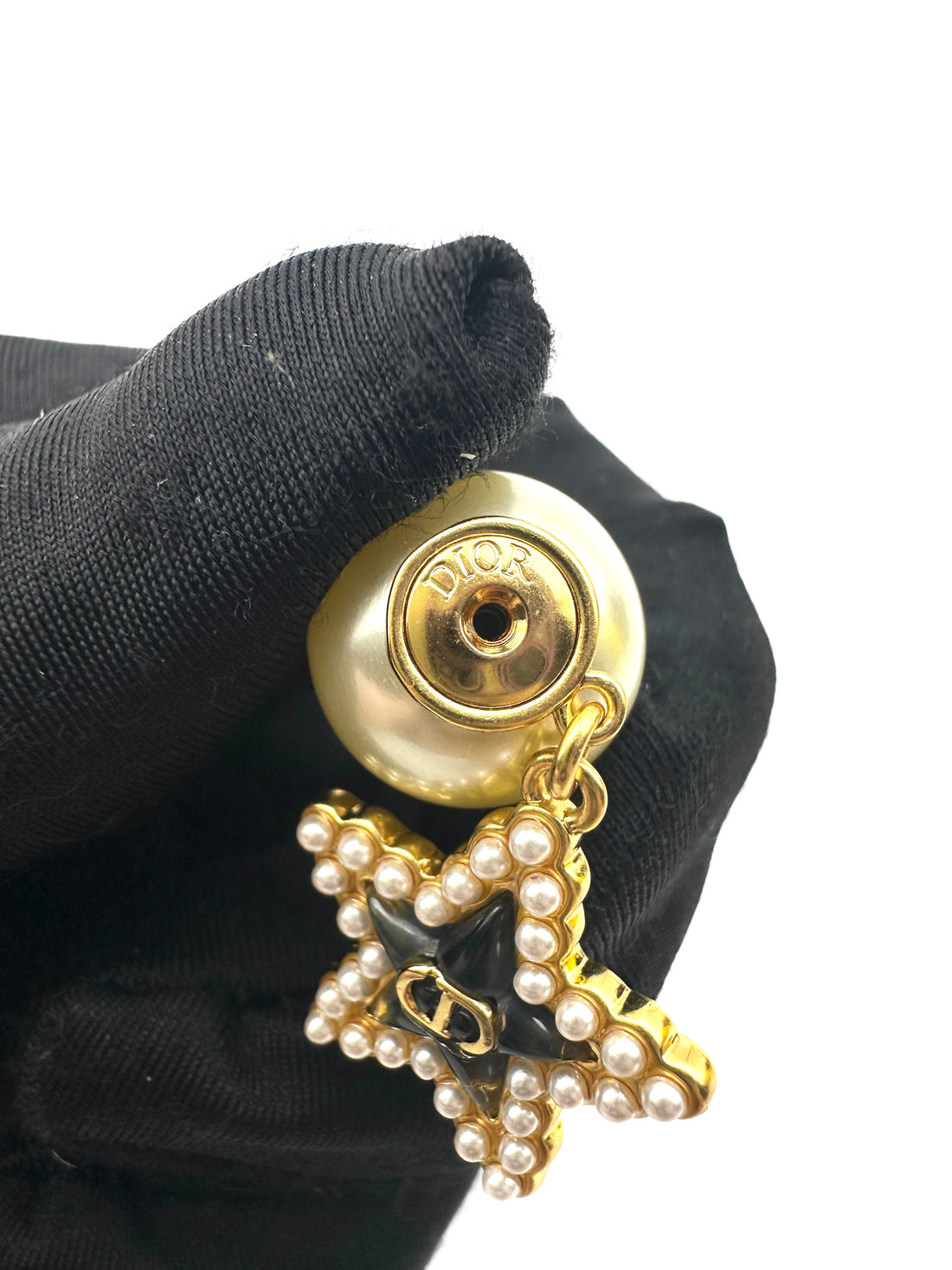 Dior Tribales Earrings with Pentagram Charms DOJE11
