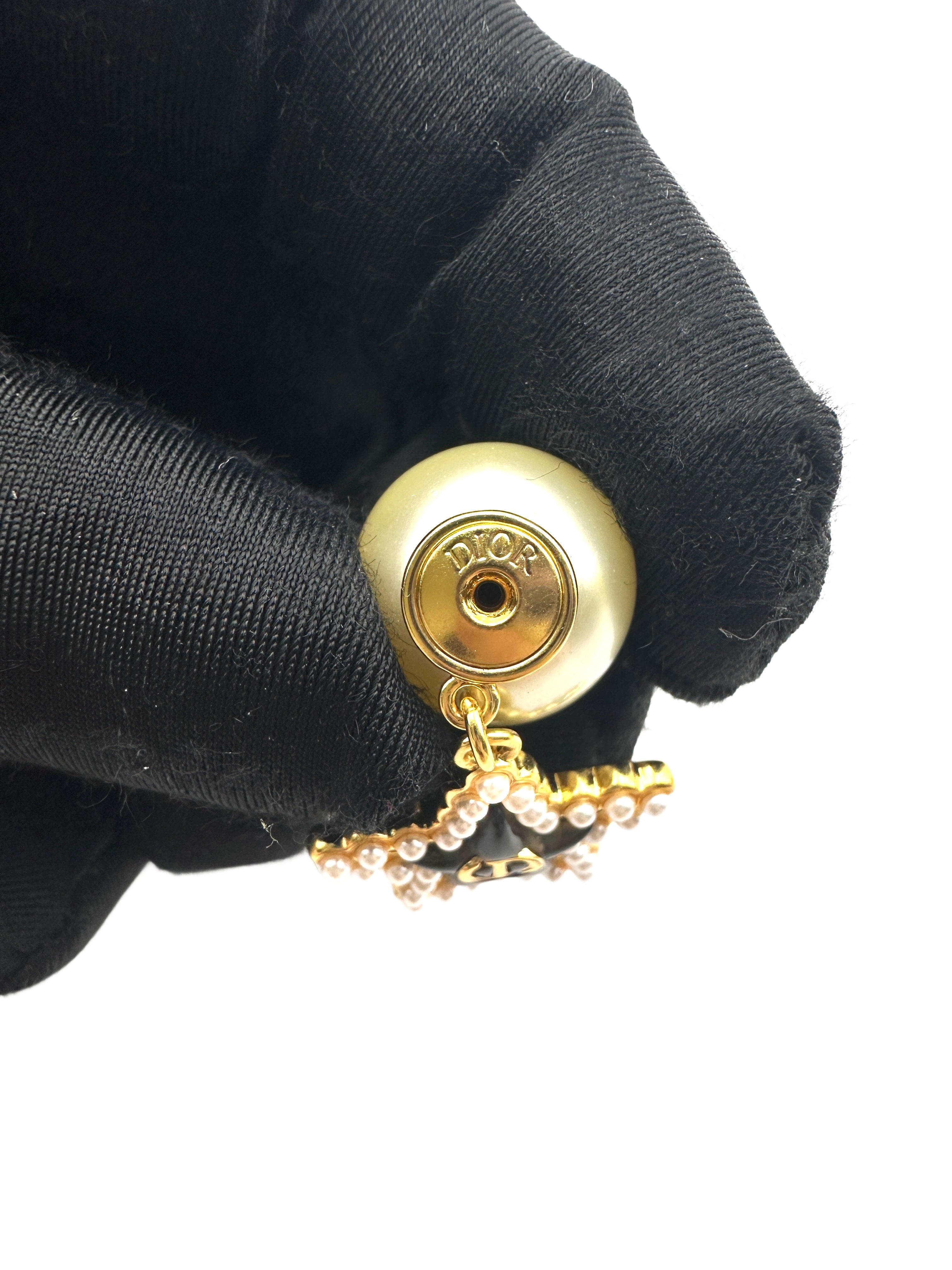 Dior Tribales Earrings with Pentagram Charms DOJE11