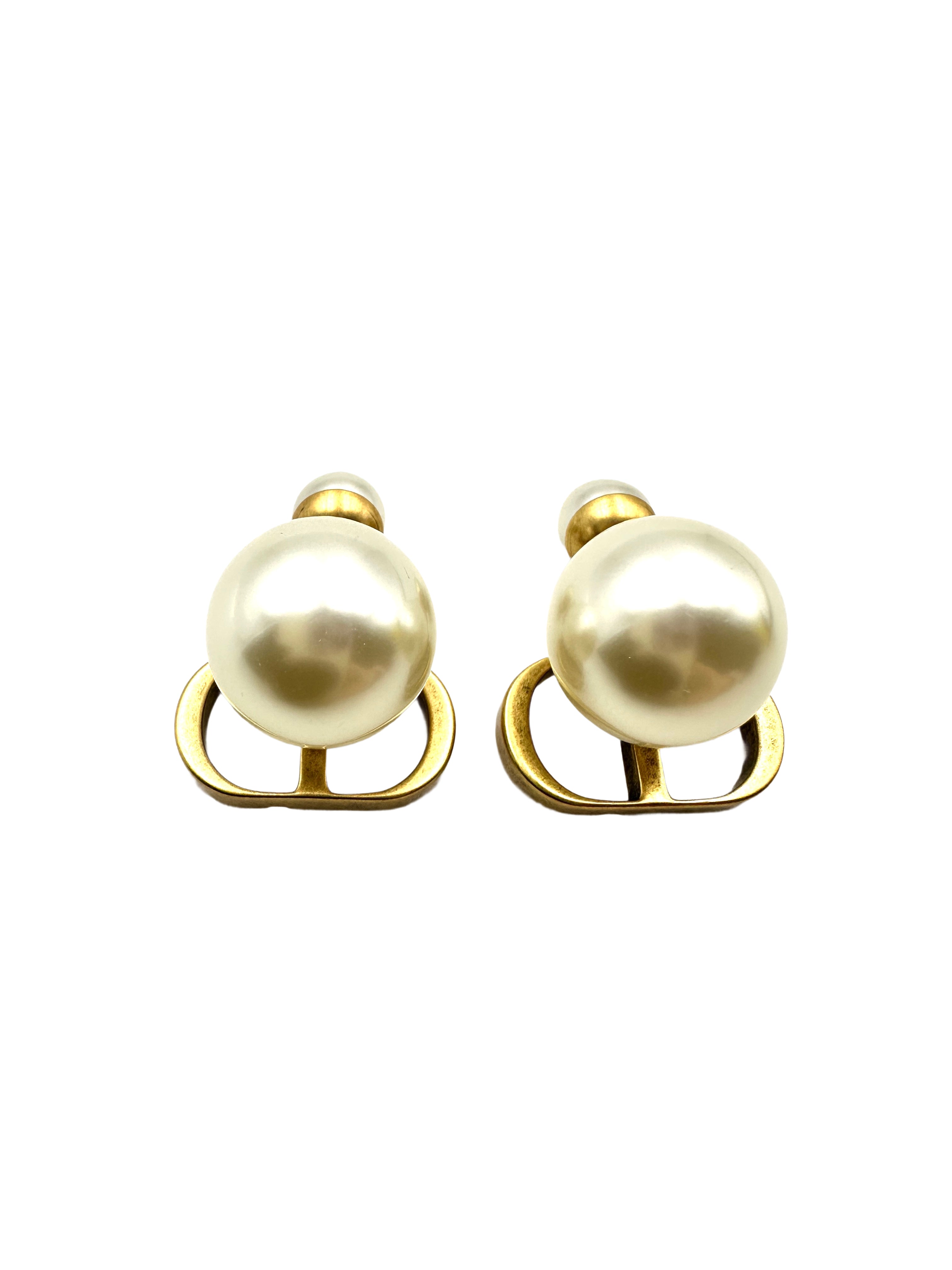 Dior Tribales Tribal CD Logo Earrings DOJE12