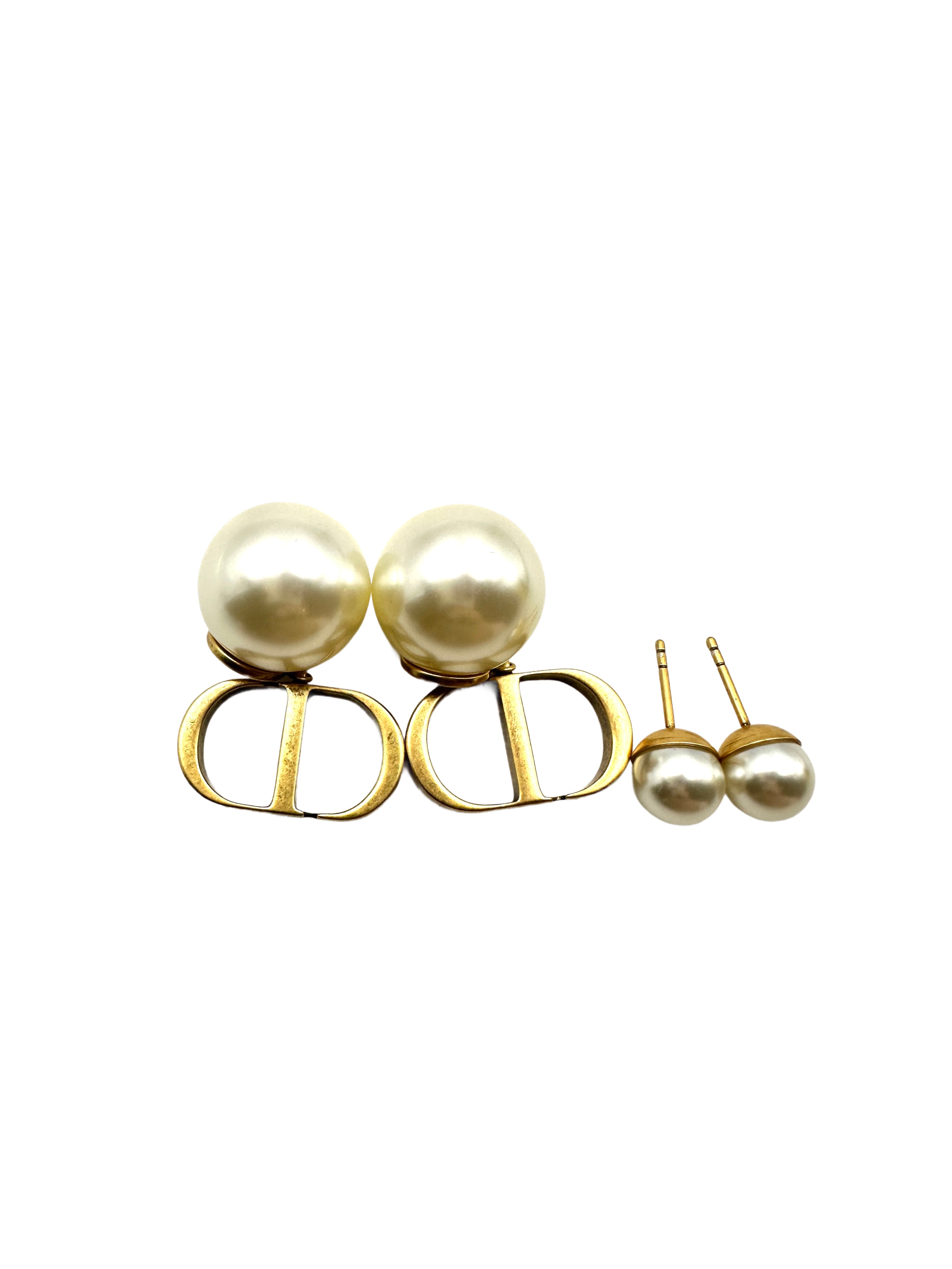 Dior Tribales Tribal CD Logo Earrings DOJE12
