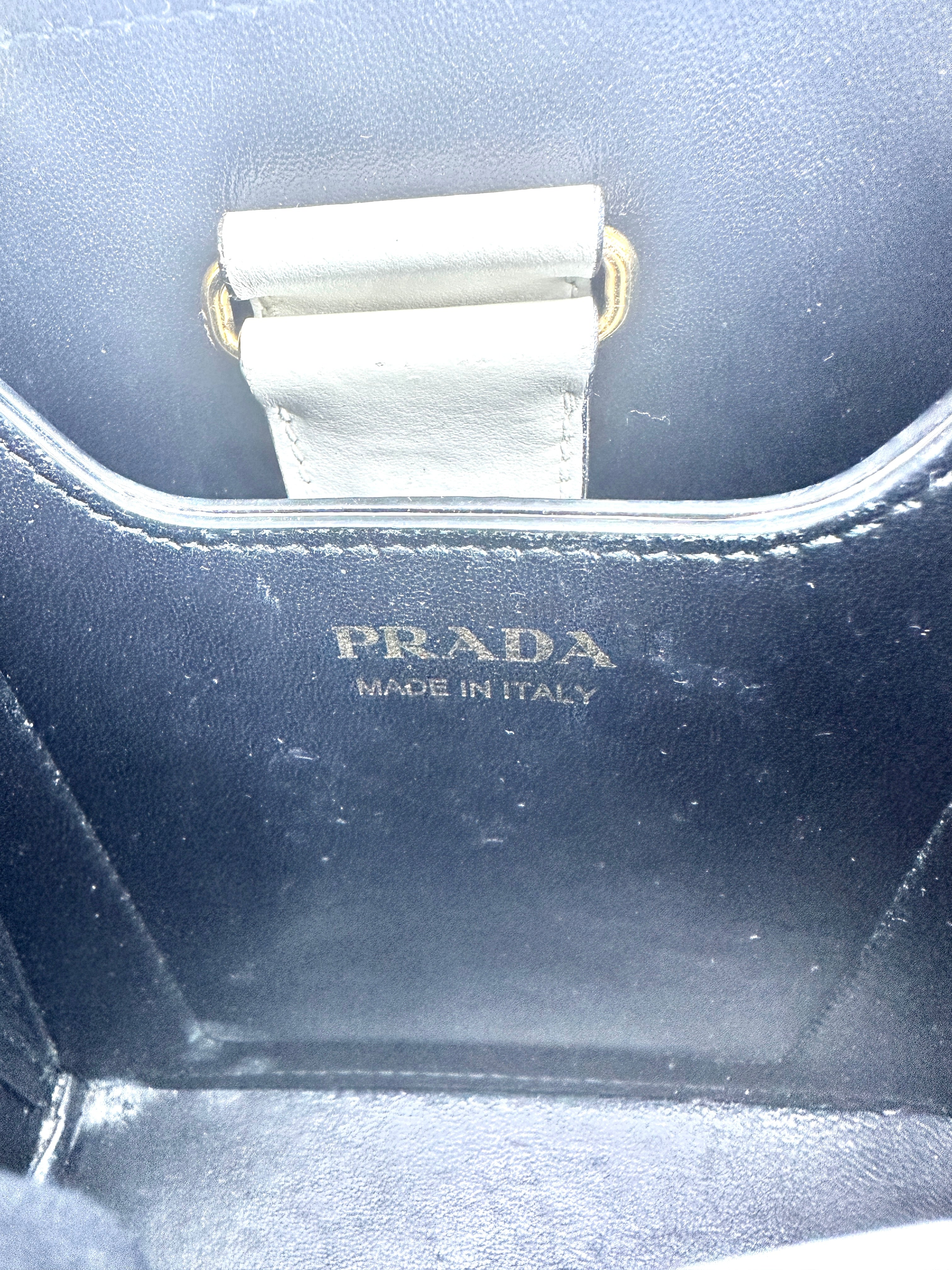 Prada Panier small top-handle bucket bag PR172