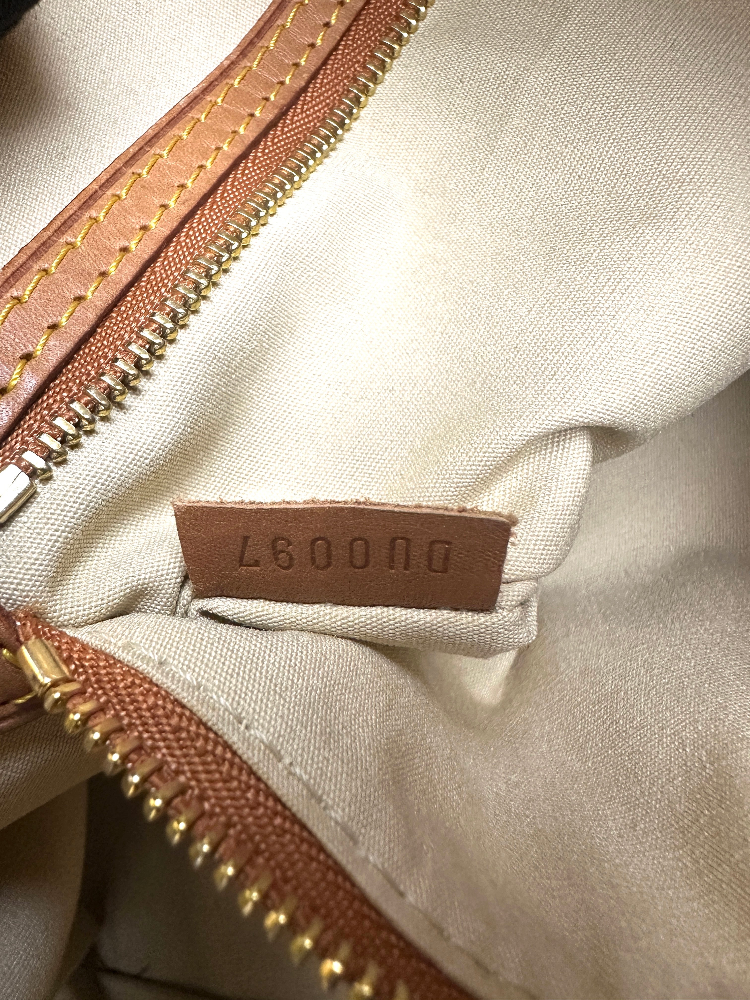 Louis Vuitton Monogram Limited Edition Gold Embroidered Horizontal Tote Bag Pumpkin Bag LV1395