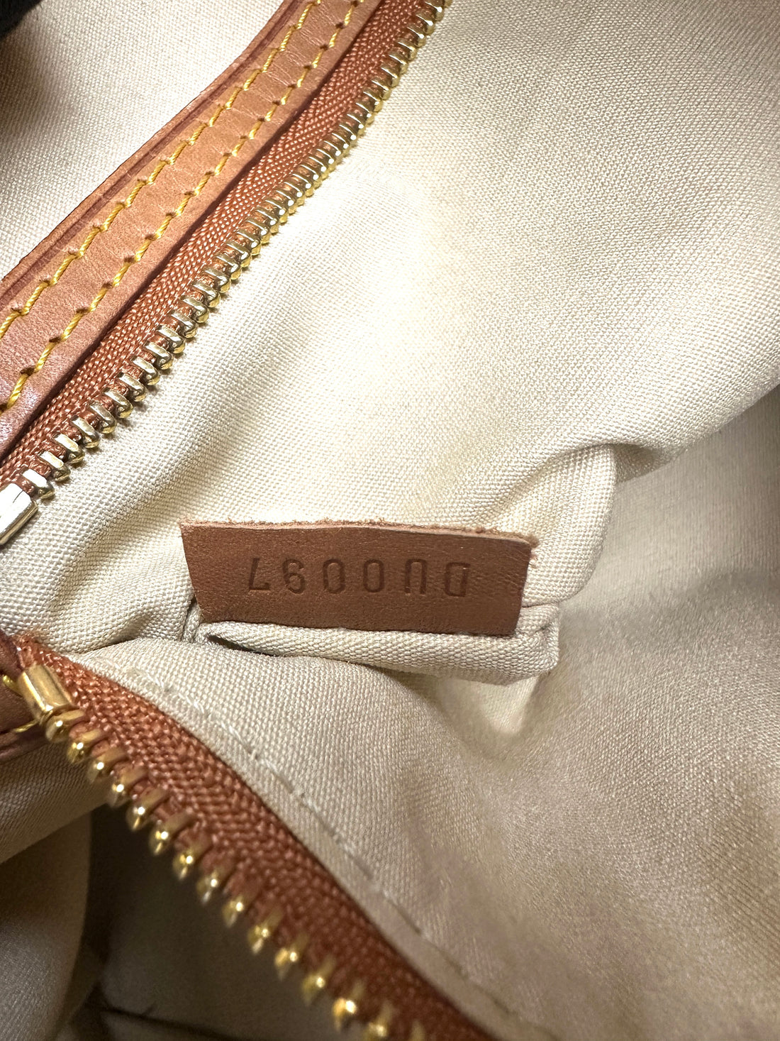 Louis Vuitton Monogram Limited Edition Gold Embroidered Horizontal Tote Bag Pumpkin Bag LV1395