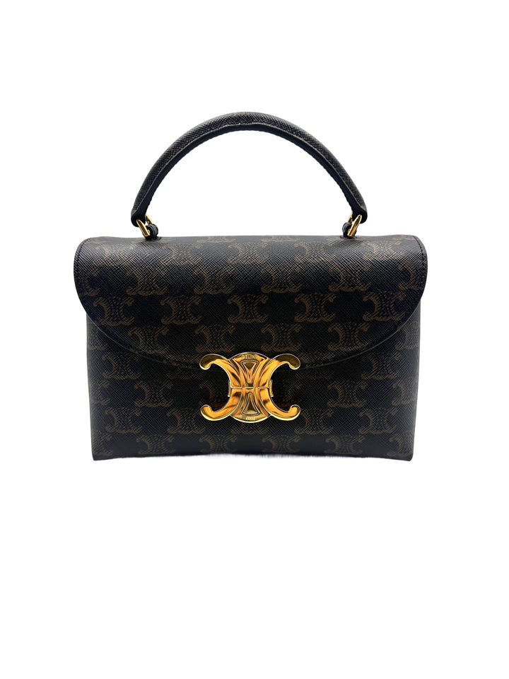 Celine Triomphe Canvas Shoulder Bag CEA
