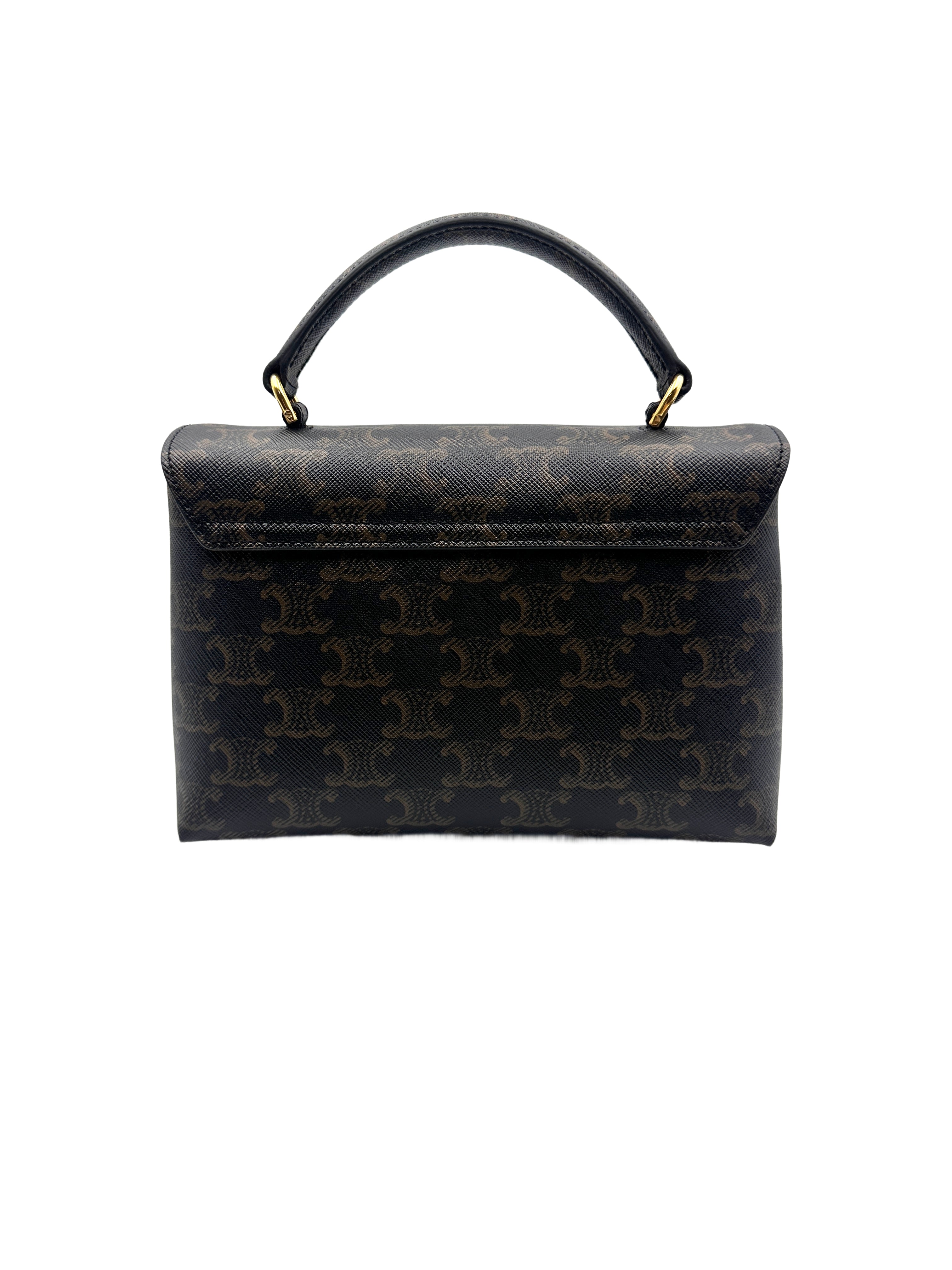 Celine Triomphe Canvas Shoulder Bag CEA