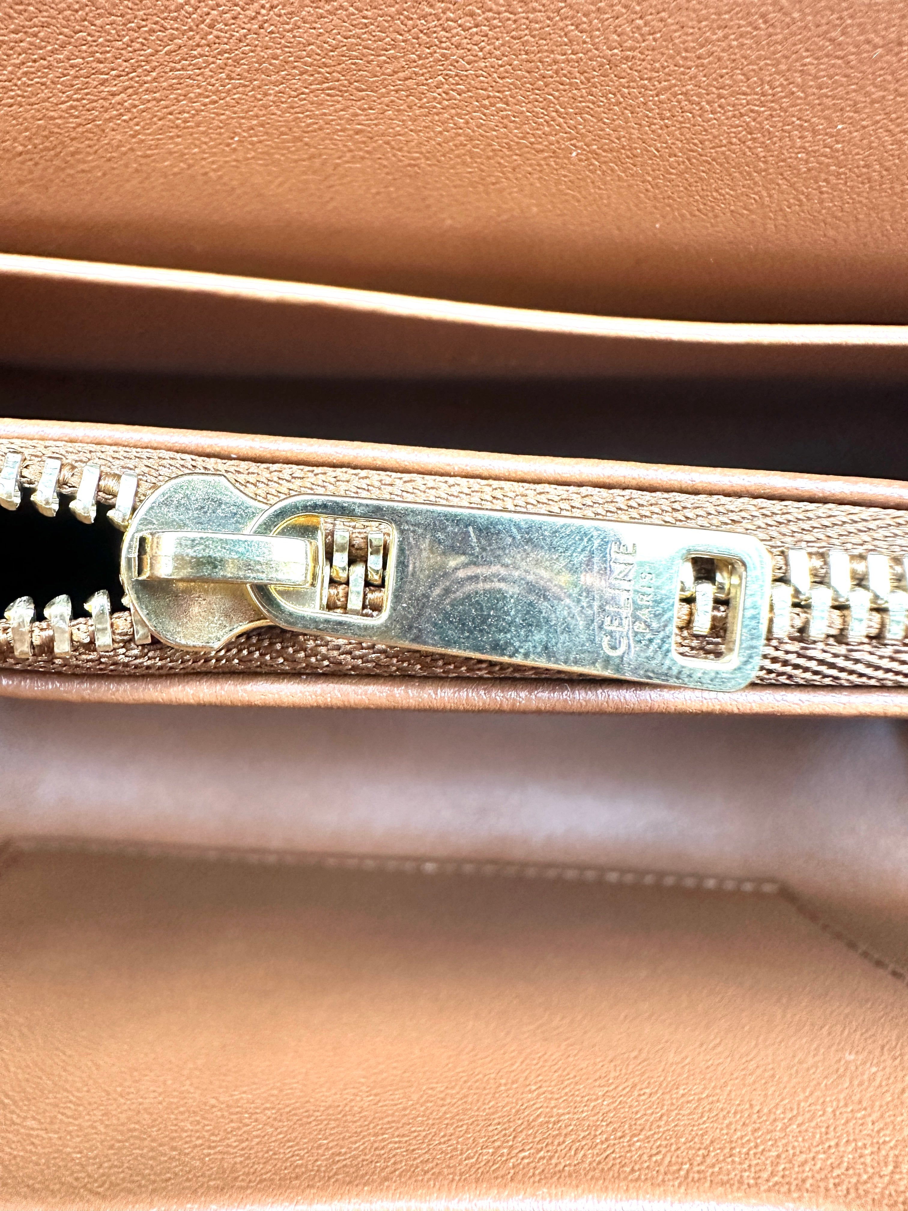 Celine Triomphe Canvas Shoulder Bag CEA