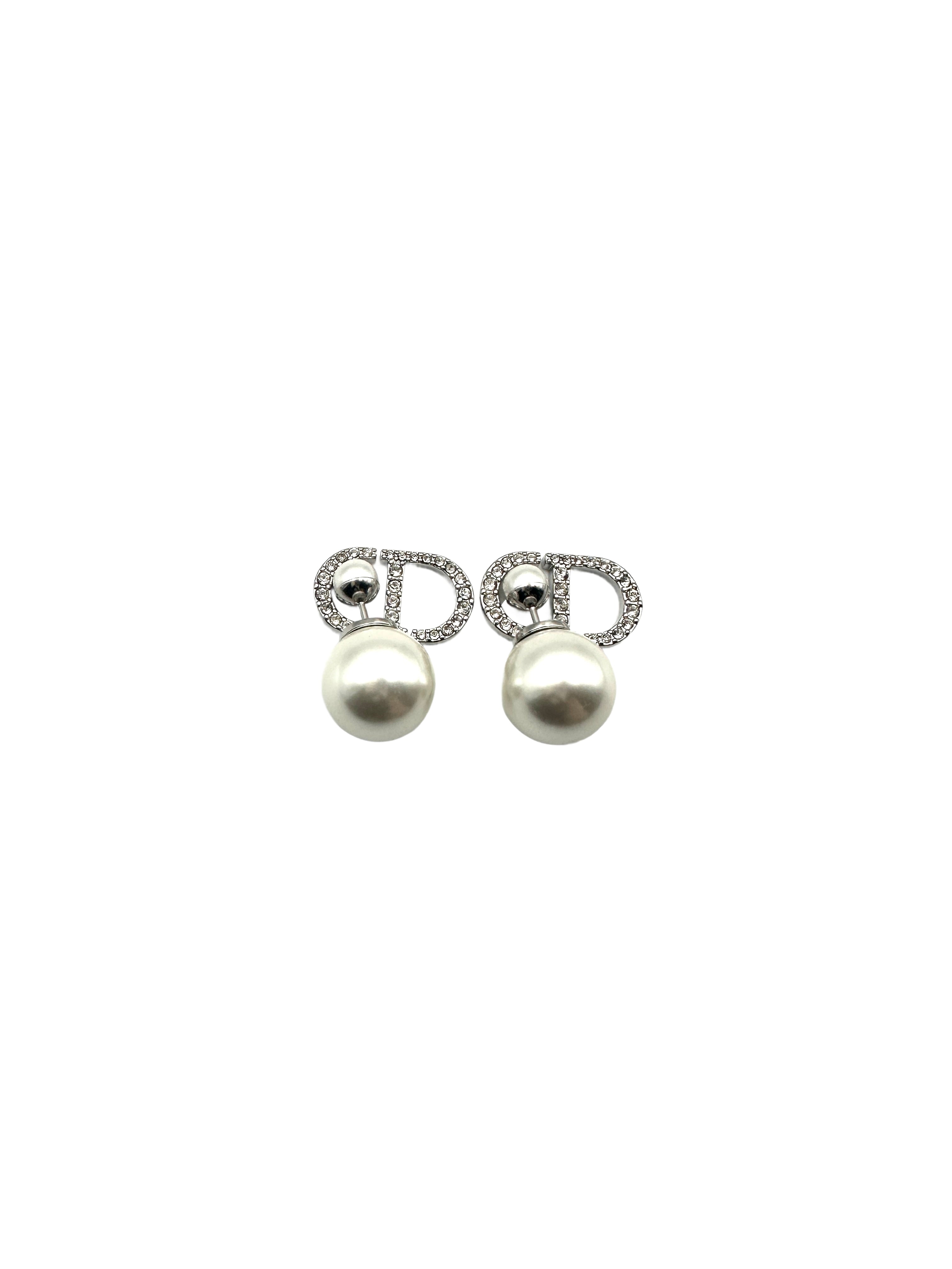 Dior Tribal Earrings Silver in Metal DOJE02