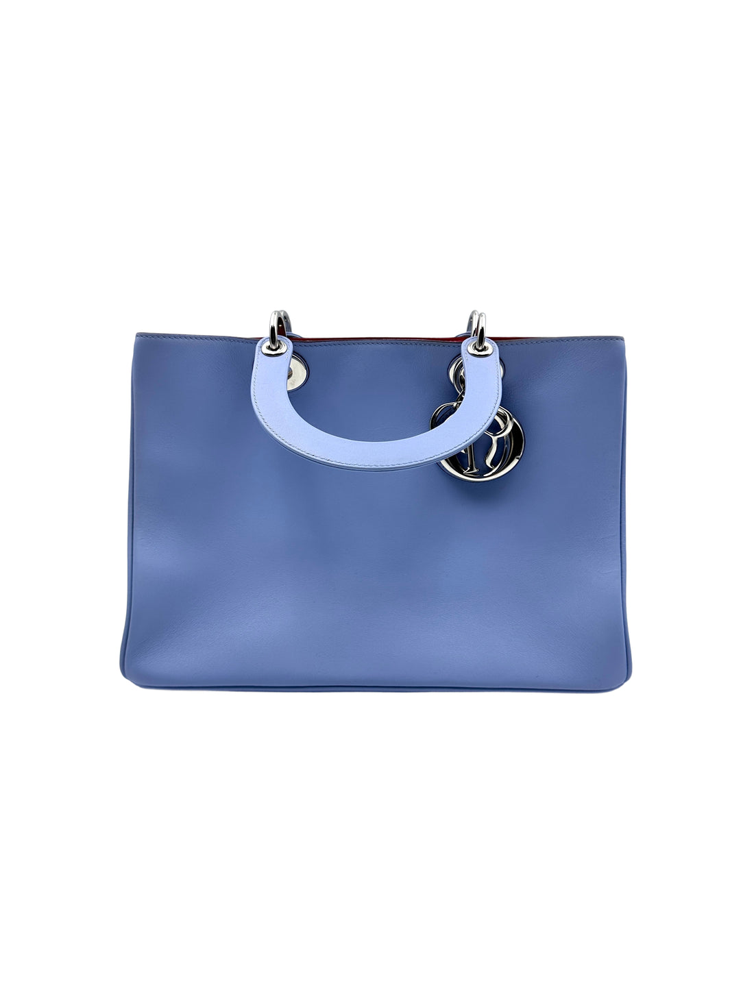Dior Diorissimo VIP Light Blue and Red Tote Bag DR344