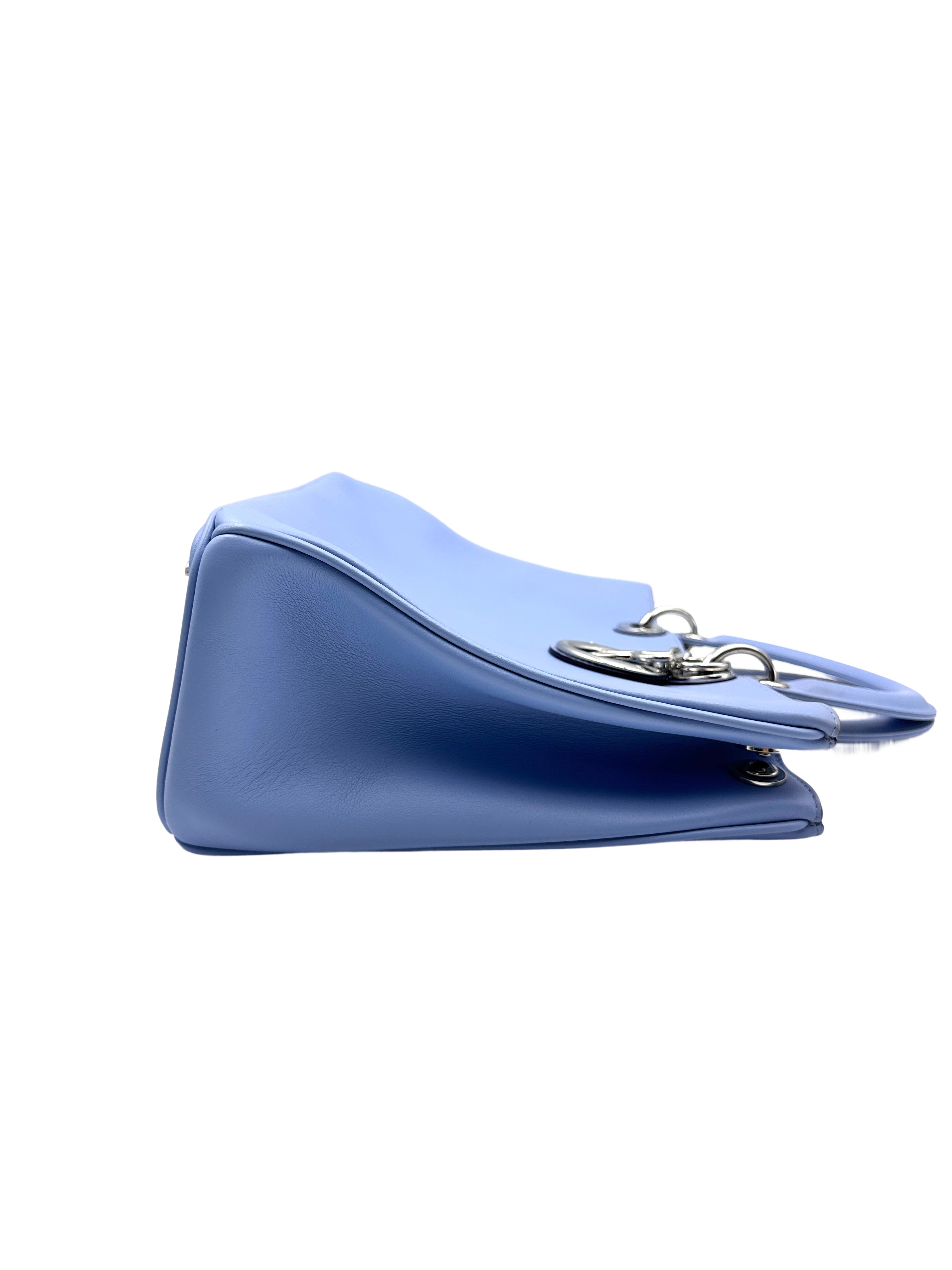Dior Diorissimo VIP Light Blue and Red Tote Bag DR344