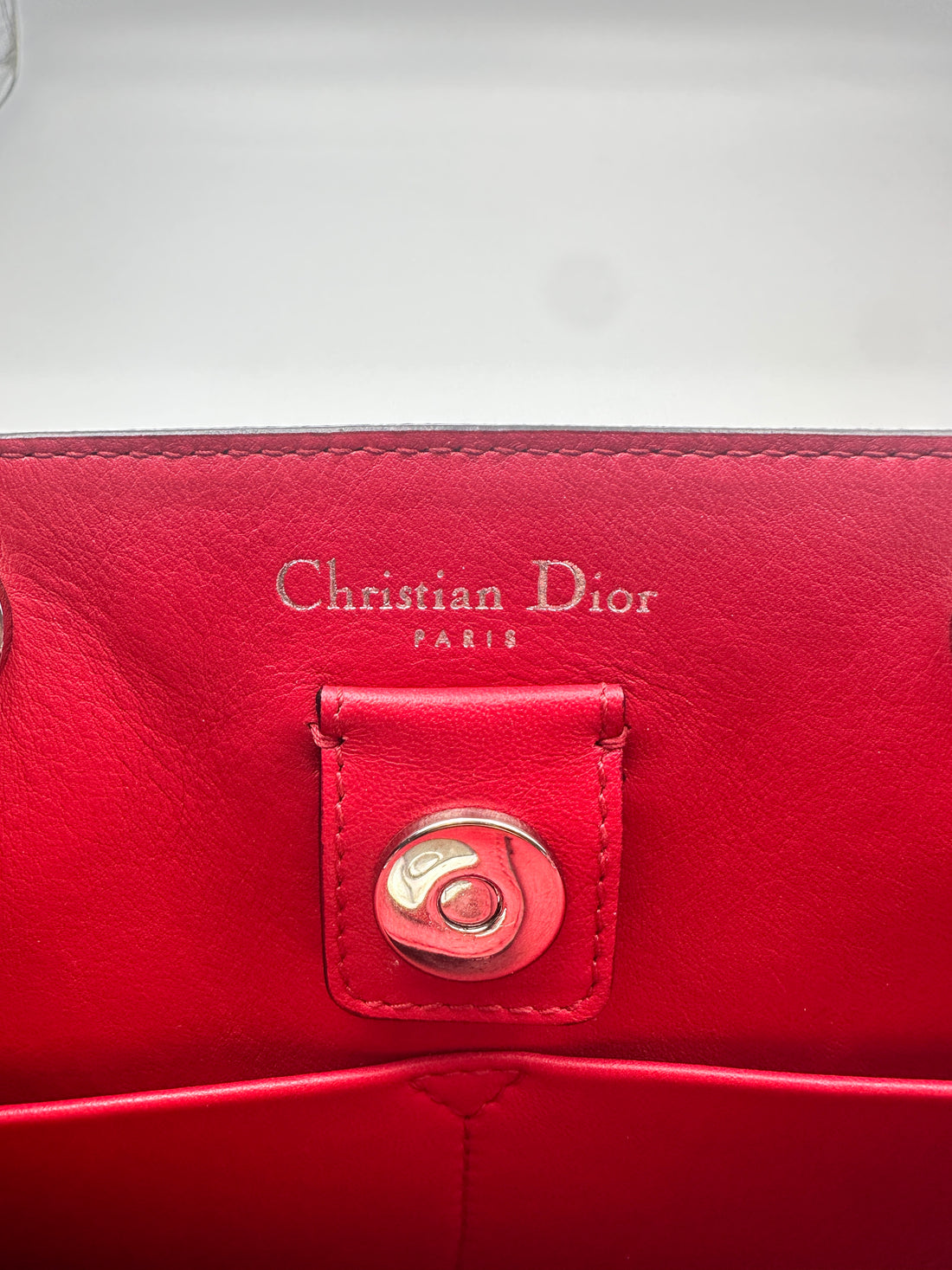Dior Diorissimo VIP Light Blue and Red Tote Bag DR344