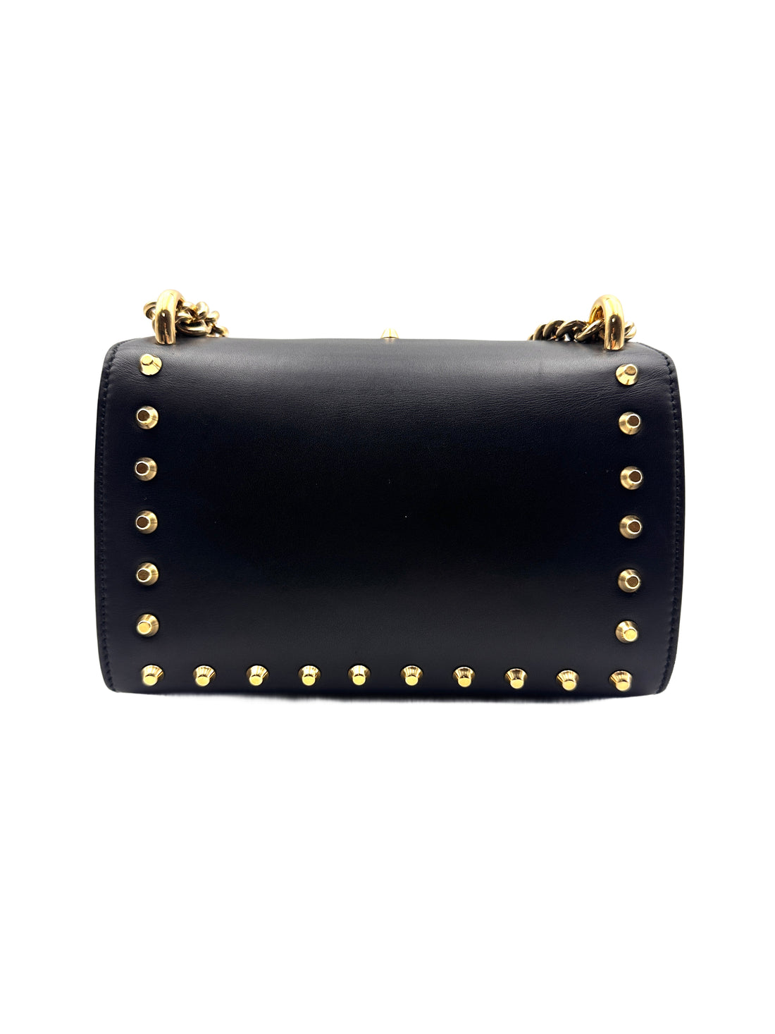 Gucci Padlock Small Black Full Leather Pearl Moonlight Jewelry Box GG606