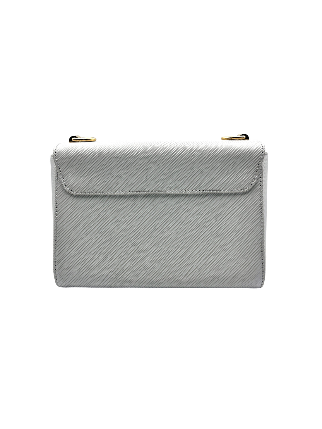 Louis Vuitton Twist Medium Light Gray Wavy Pattern Bag LV1396