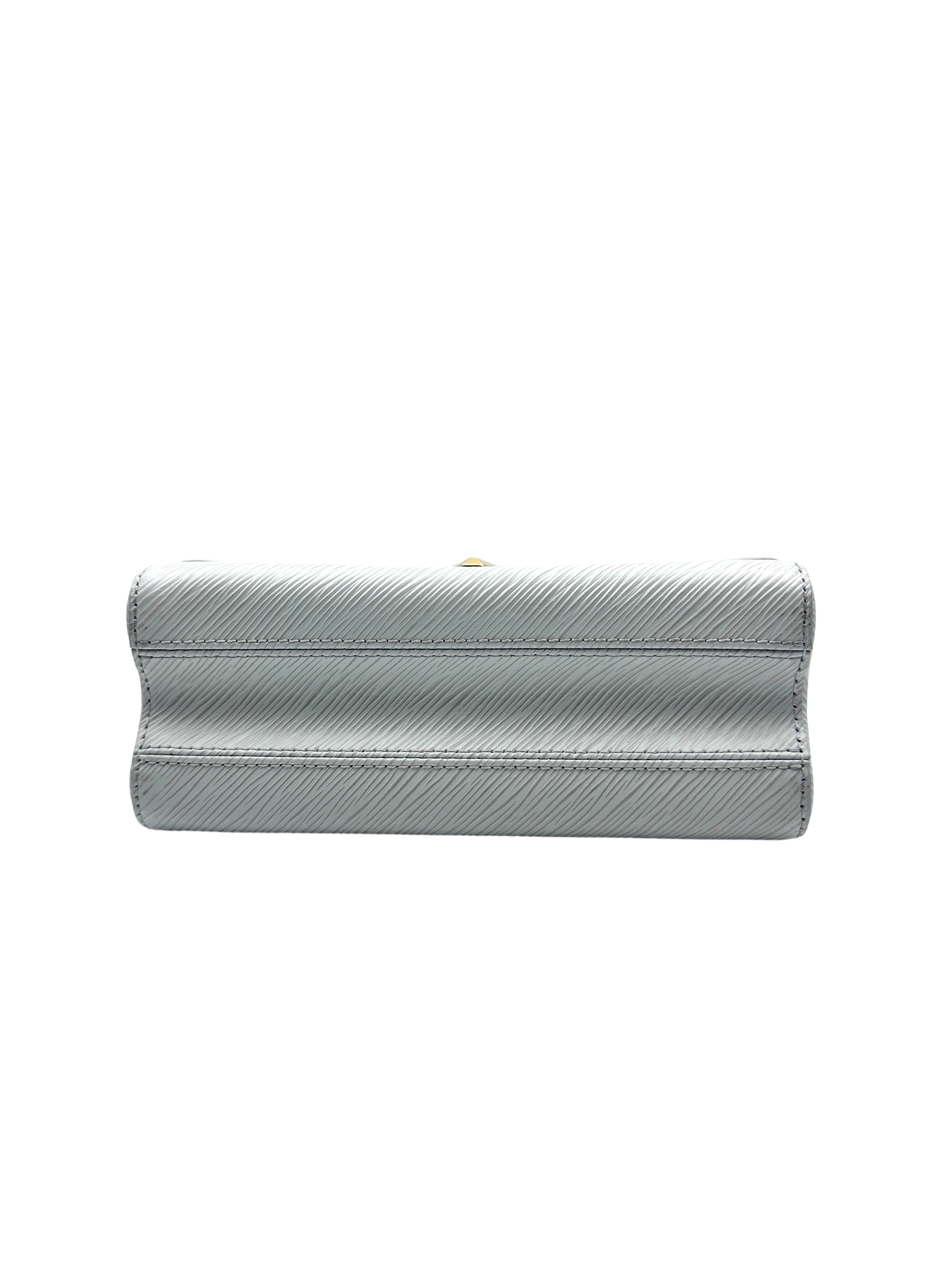 Louis Vuitton Twist Medium Light Gray Wavy Pattern Bag LV1396
