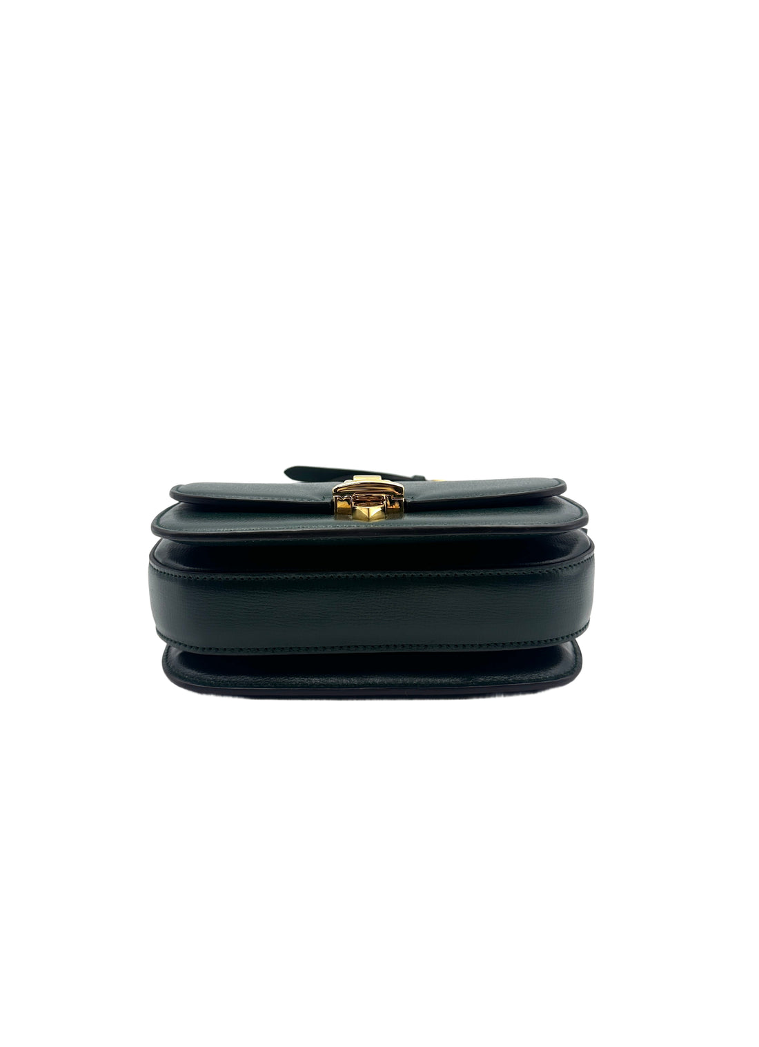 Gucci 1969 Series Cowhide Saddle Bag, Dark Green GG607
