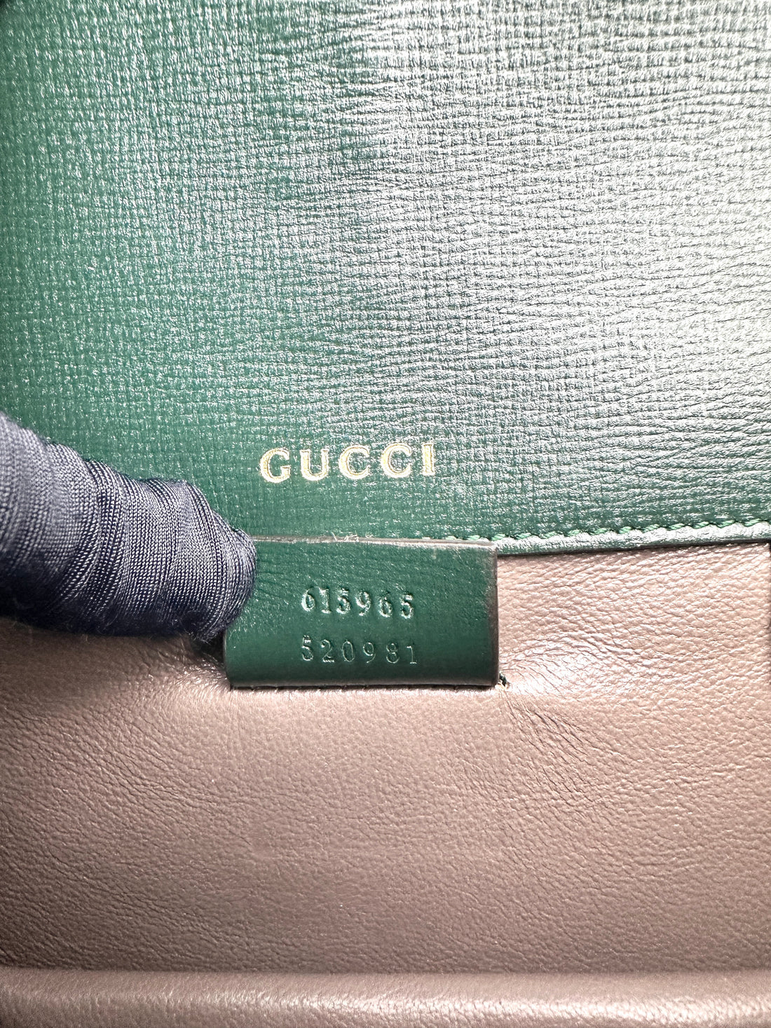 Gucci 1969 Series Cowhide Saddle Bag, Dark Green GG607