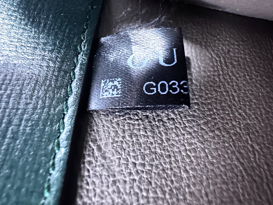 Gucci 1969 Series Cowhide Saddle Bag, Dark Green GG607