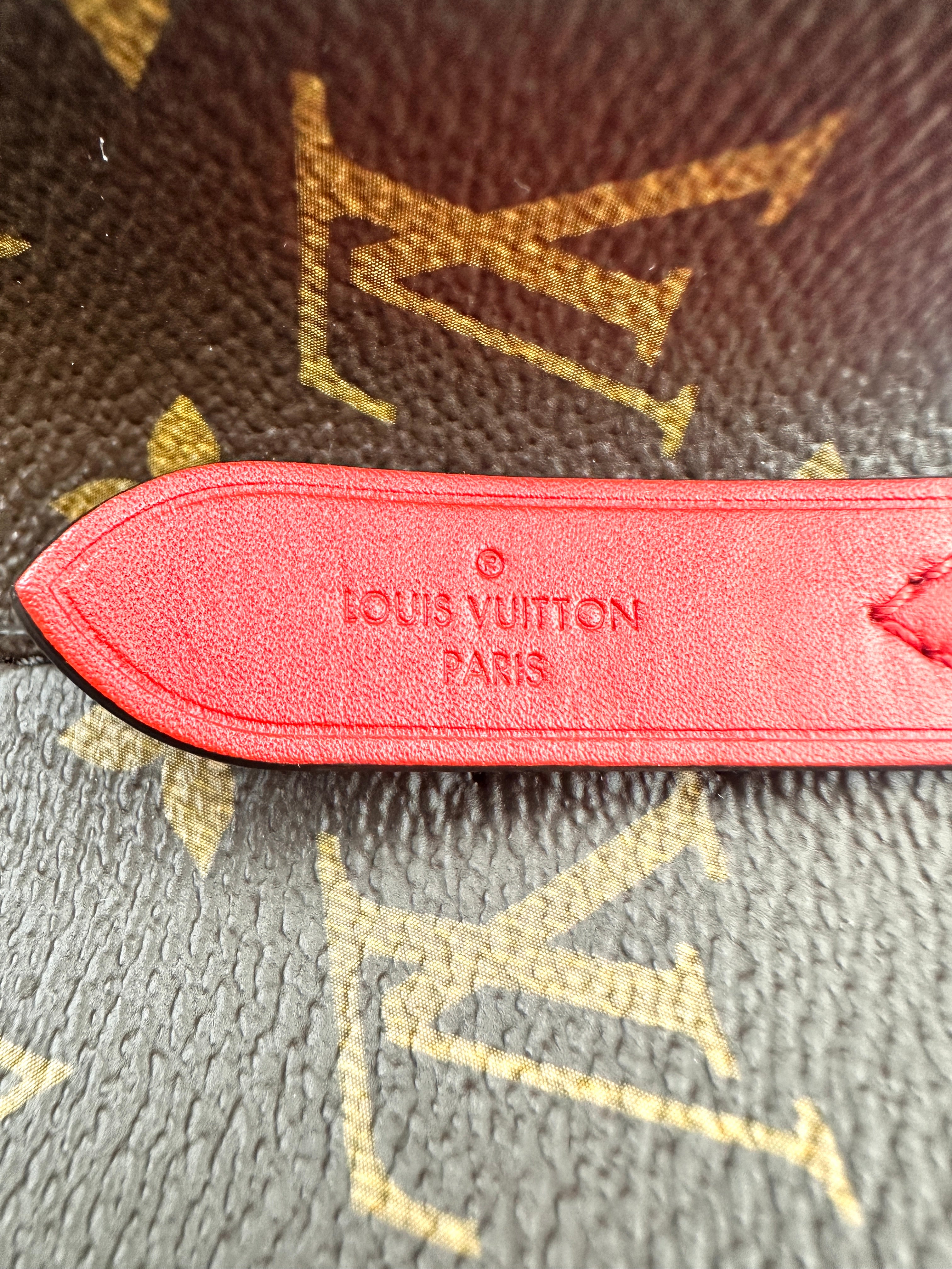 Louis Vuitton Neo Noé Monogram Red Bucket Bag LV1394
