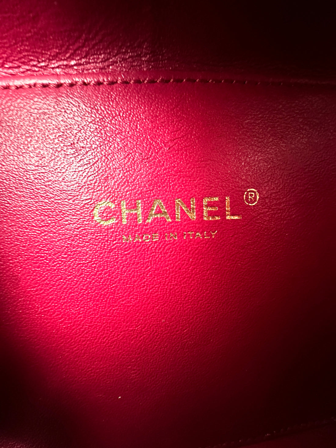 Chanel Vanity Case Small Size Lychee-Pattern Camera Bag Black Gold  (28***64) CC900