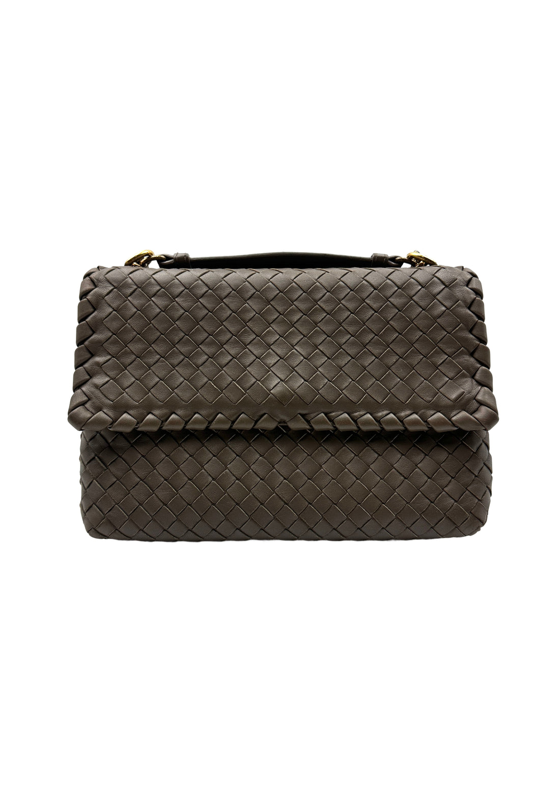 BV Bottega Veneta Olympia Knit Bag in Elephant Gray BV82