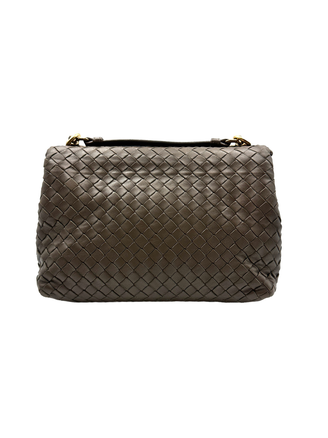 BV Bottega Veneta Olympia Knit Bag in Elephant Gray BV82