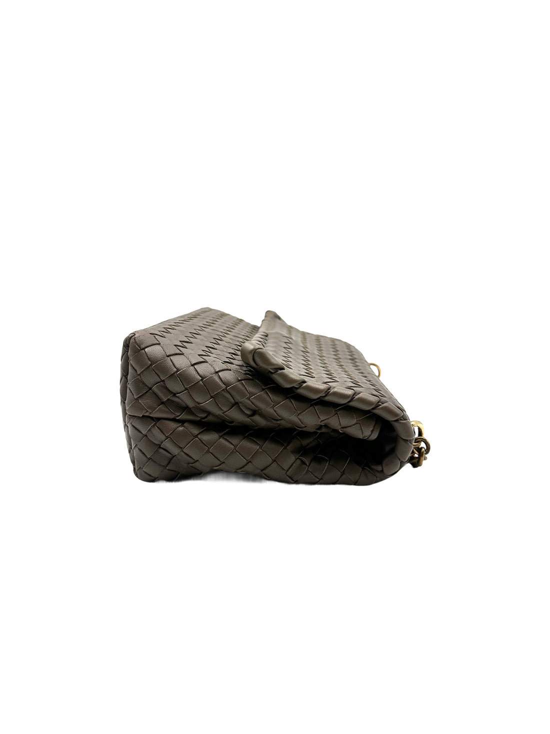 BV Bottega Veneta Olympia Knit Bag in Elephant Gray BV82