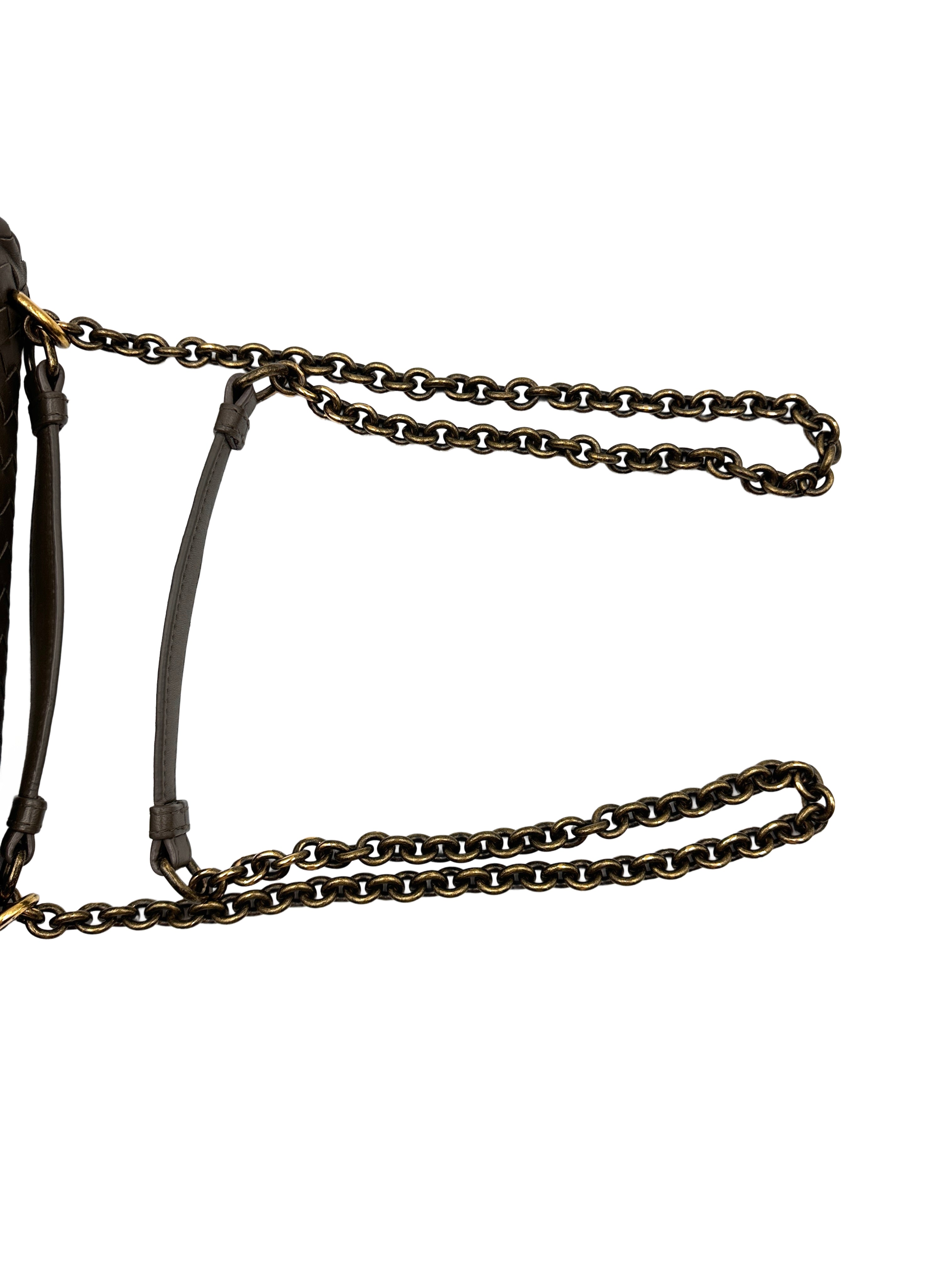 BV Bottega Veneta Olympia Knit Bag in Elephant Gray BV82