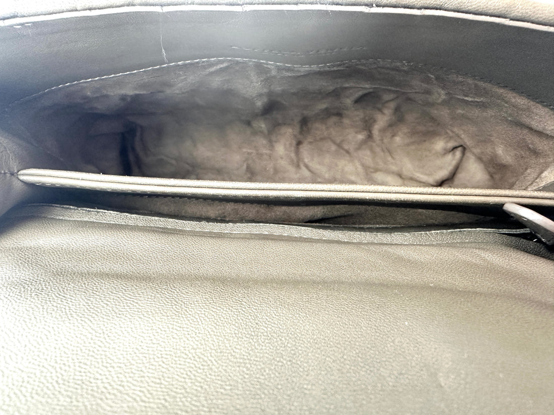 BV Bottega Veneta Olympia Knit Bag in Elephant Gray BV82