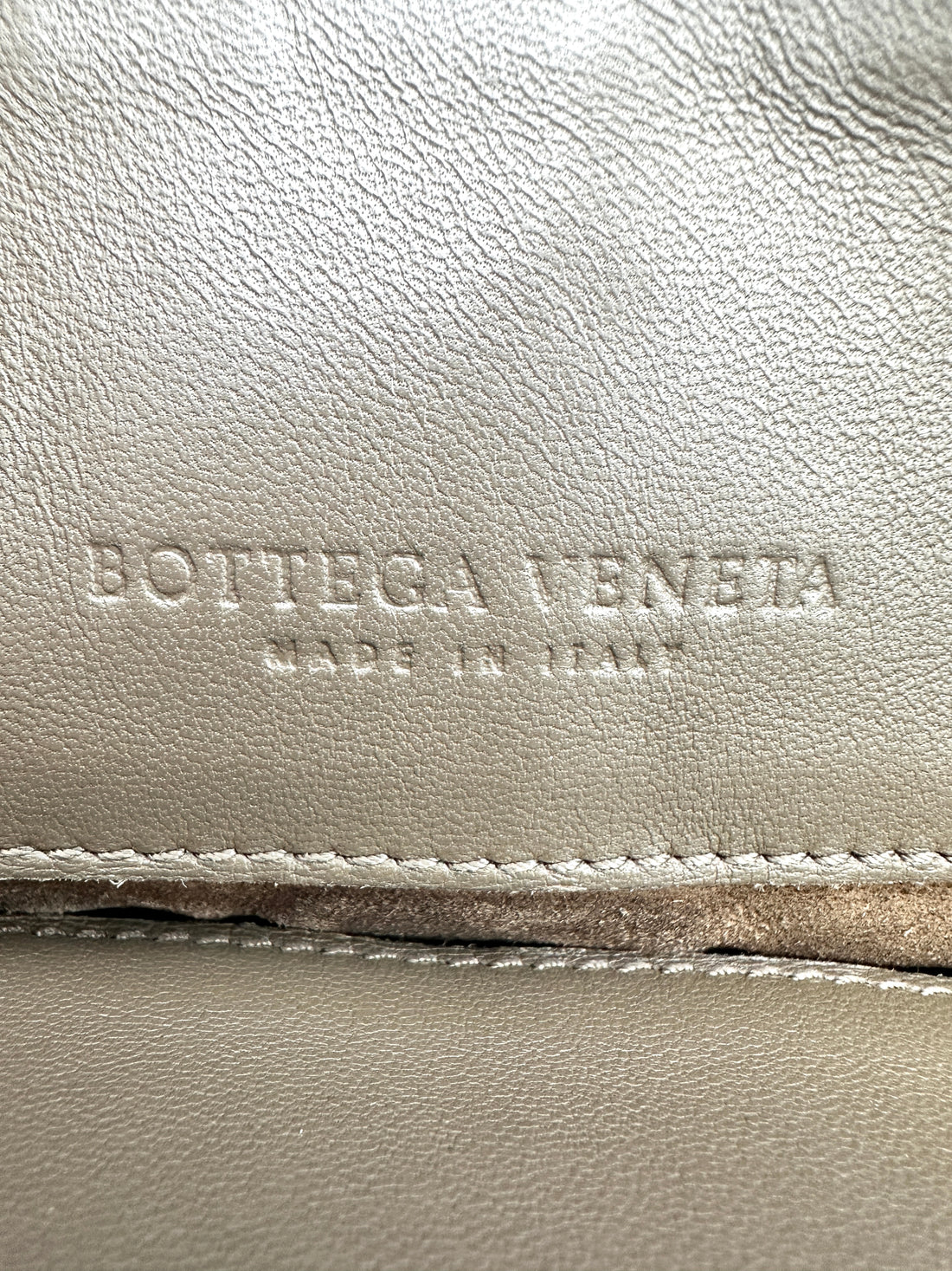 BV Bottega Veneta Olympia Knit Bag in Elephant Gray BV82