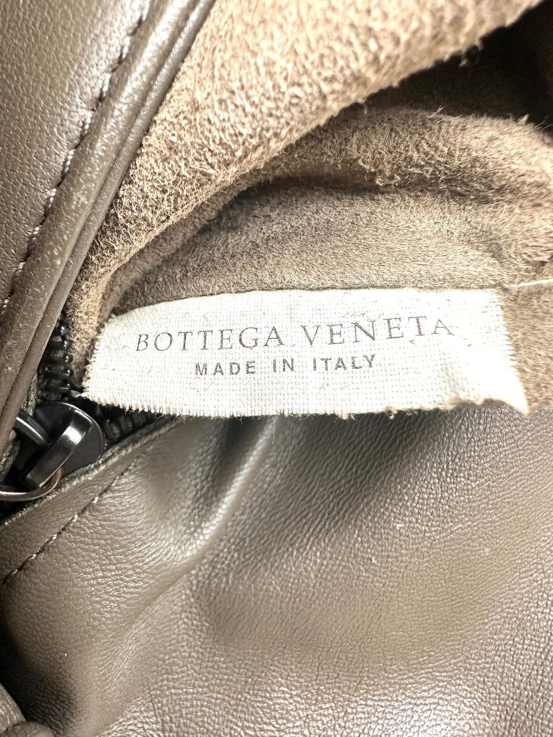 BV Bottega Veneta Olympia Knit Bag in Elephant Gray BV82
