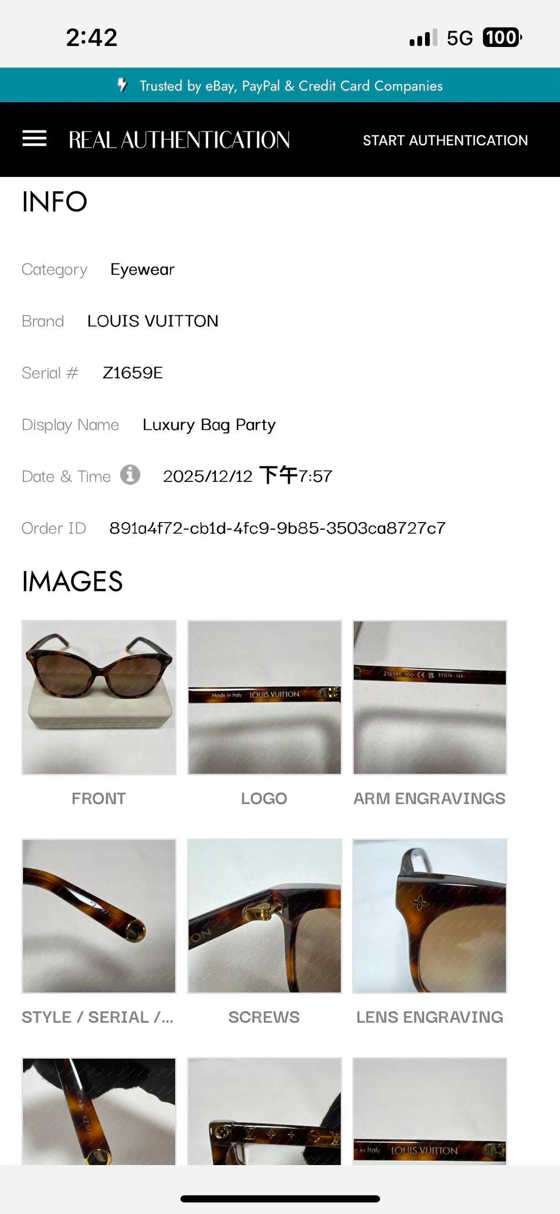 Louis Vuiton Me Monogram Light Cat Eye Sunglasses(Z1659E/W) LVG02