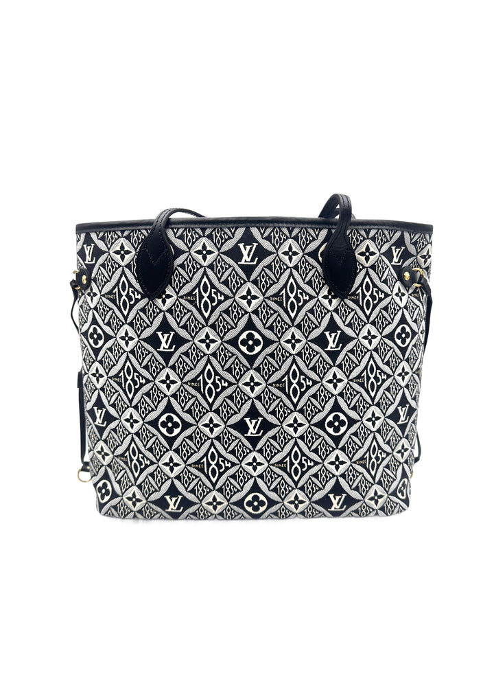 Louis Vuitton Neverfull Medium NF Tote Bag with Detachable Pouch LV1407