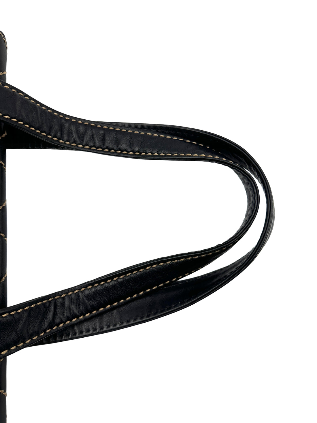 Chanel Vintage Boston Tote with Exposed Stitching (68***11) CC904