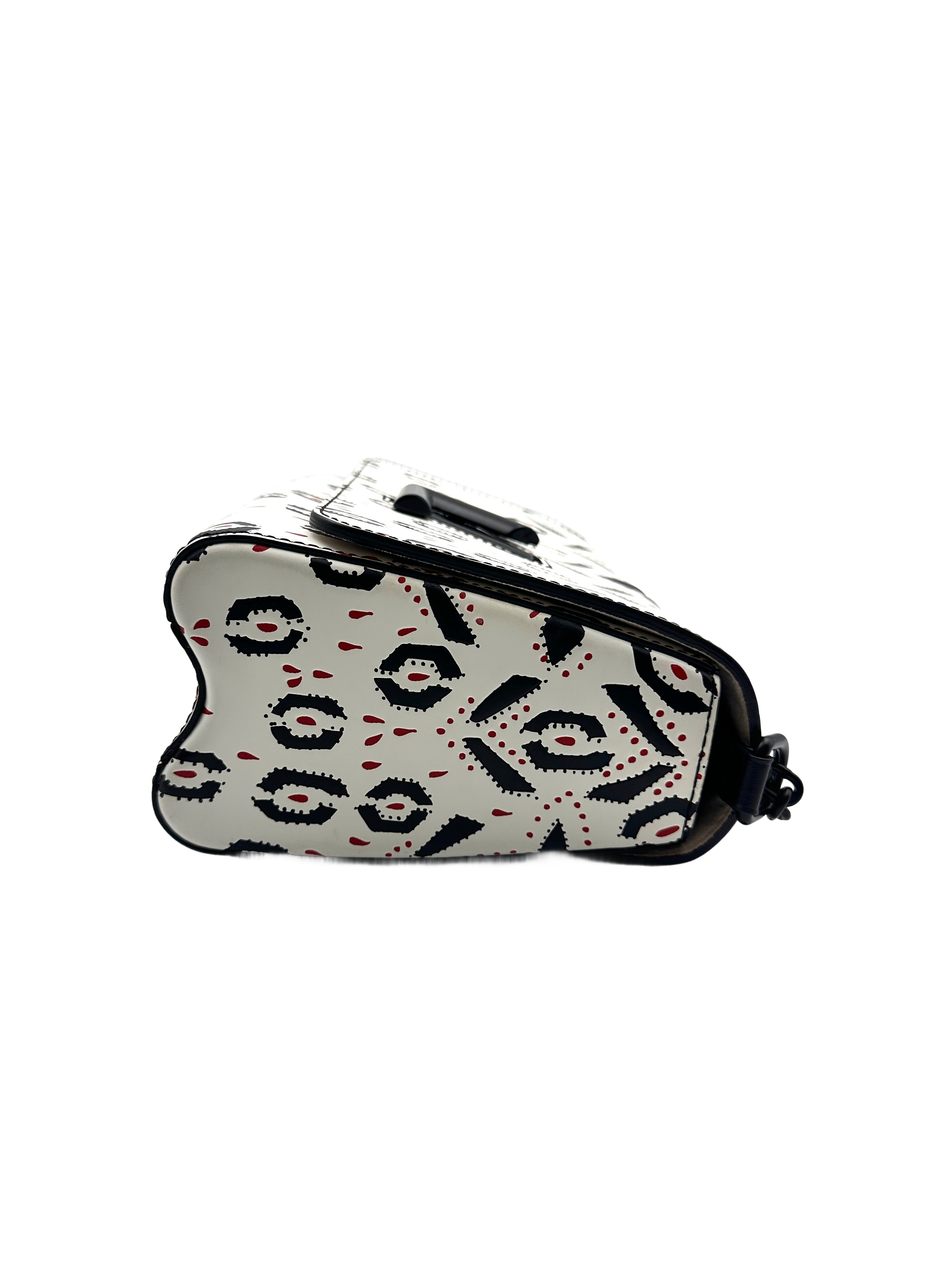 Louis Vuitton Twist Limited Edition Graffiti Bag, White and Black Color Scheme LV1411