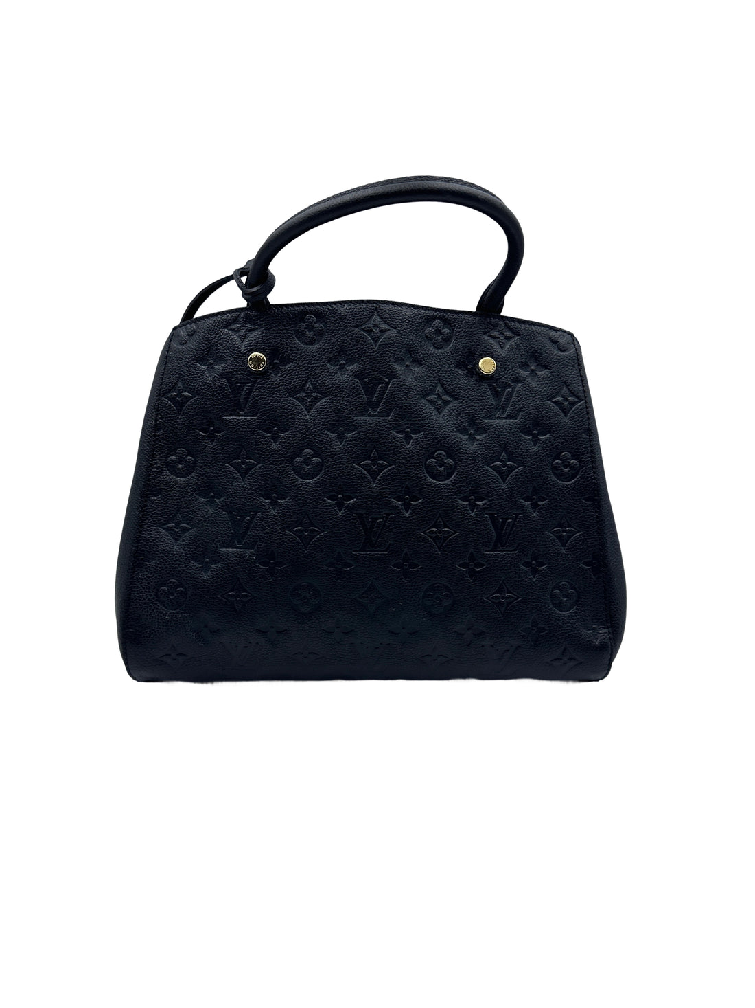 Louis Vuitton Black and Gold Monogram Medium Bag LV1414