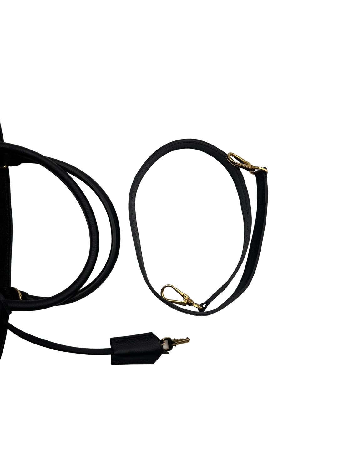 Louis Vuitton Black and Gold Monogram Medium Bag LV1414