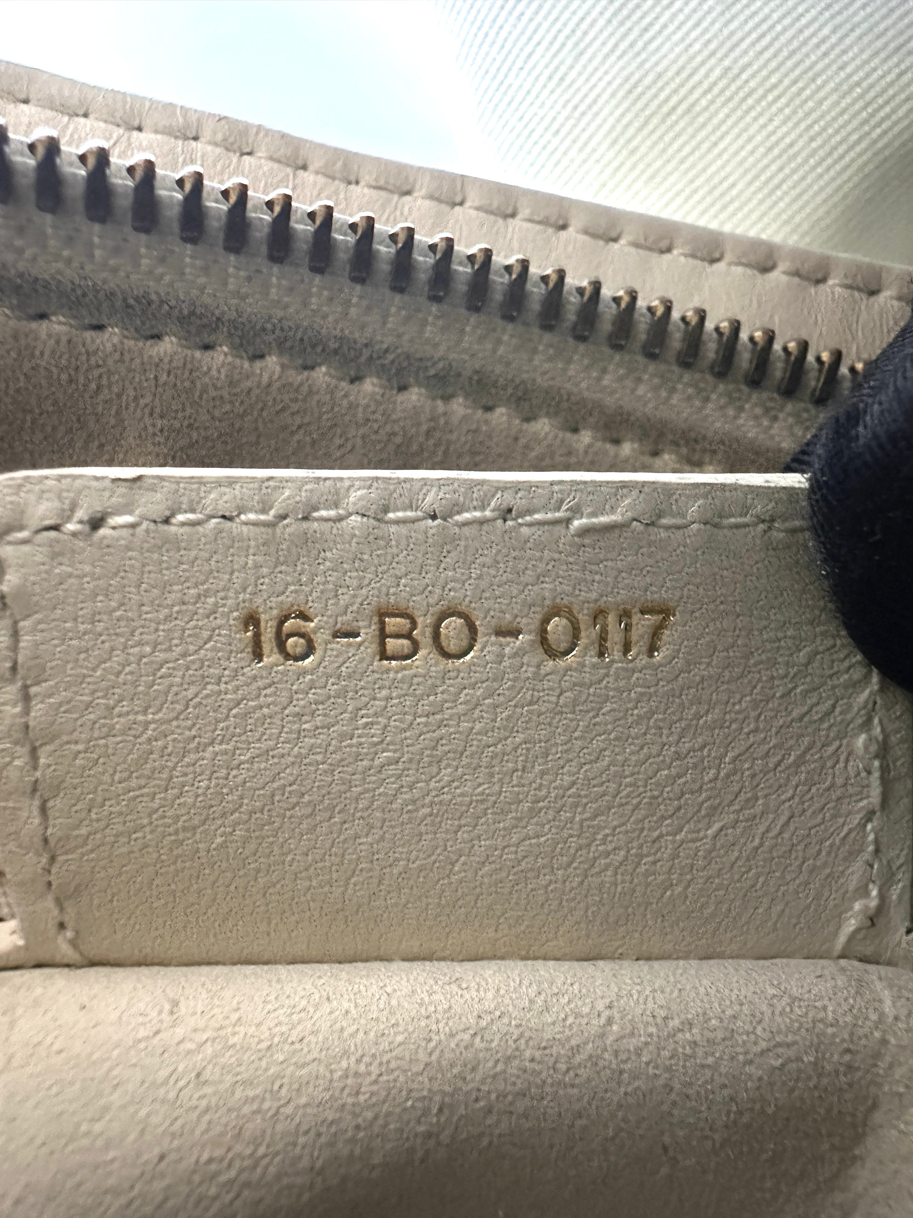 Dior White Lady Dior Bag with Gold Hardware DR349