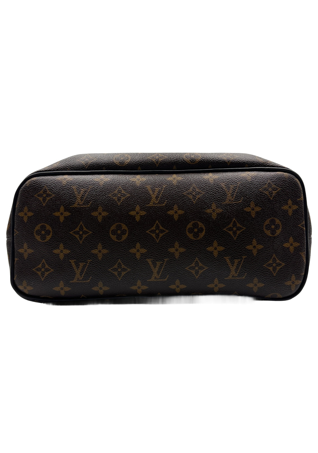 Louis Vuitton Palk Backpack in Monogram Macassar Canvas with Black Leather Trim LV1413