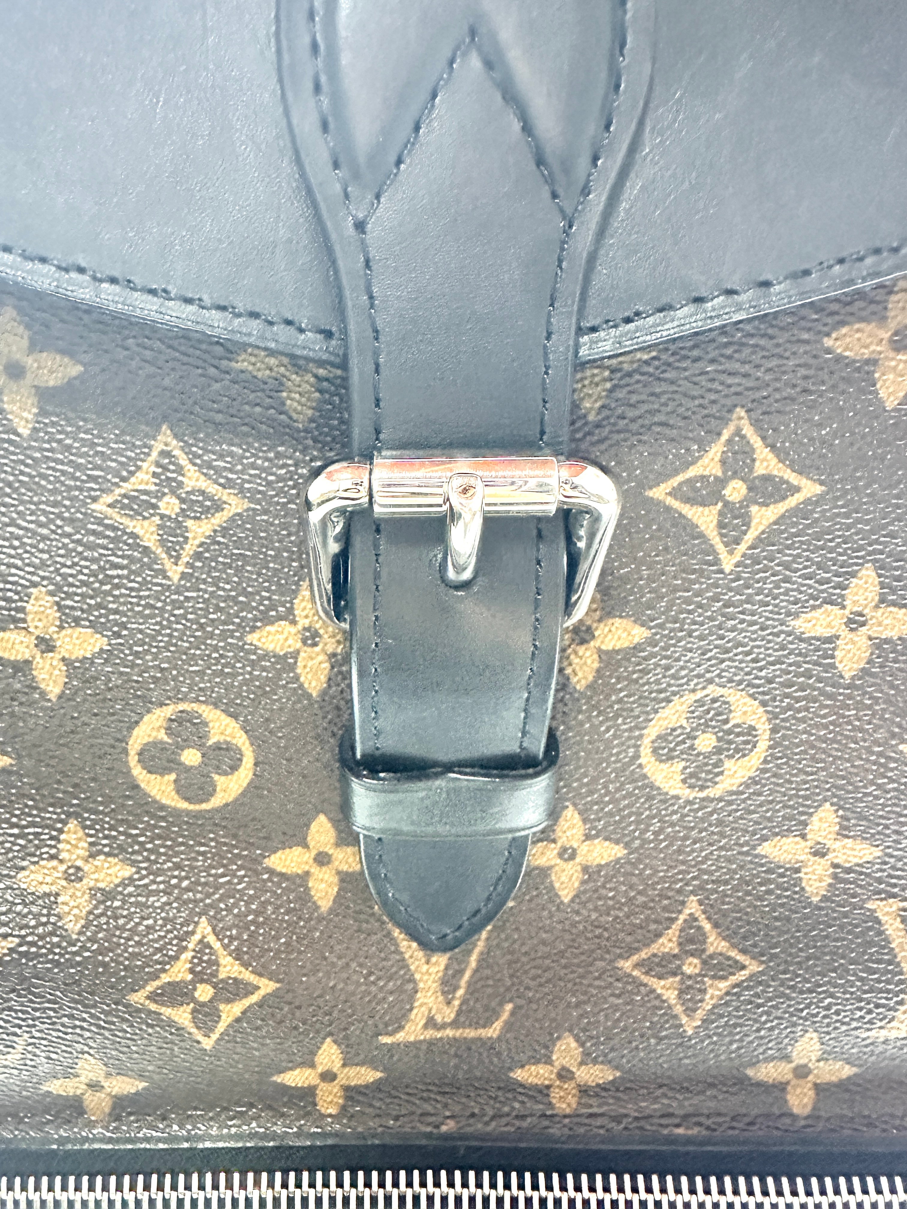 Louis Vuitton Palk Monogram Black Backpack LV1413