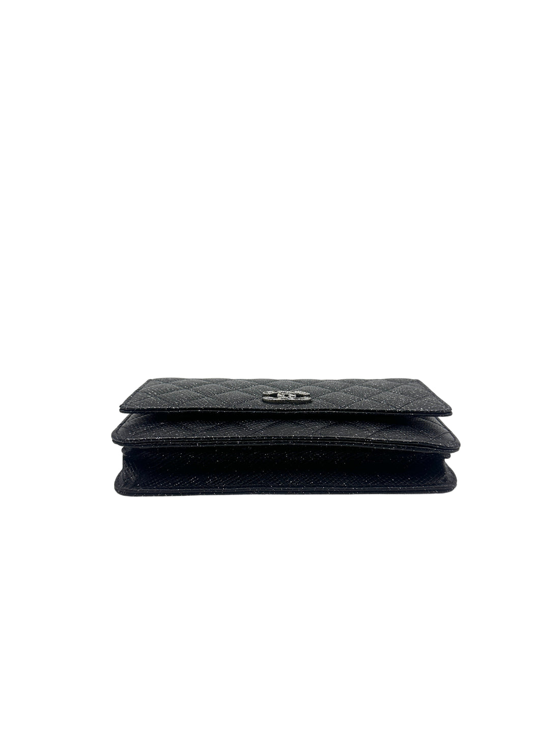 Chanel Micro-Shimmer Pearl Starry Sky Caviar Grain Calfskin WOC Chain Bag (18***66) CC924