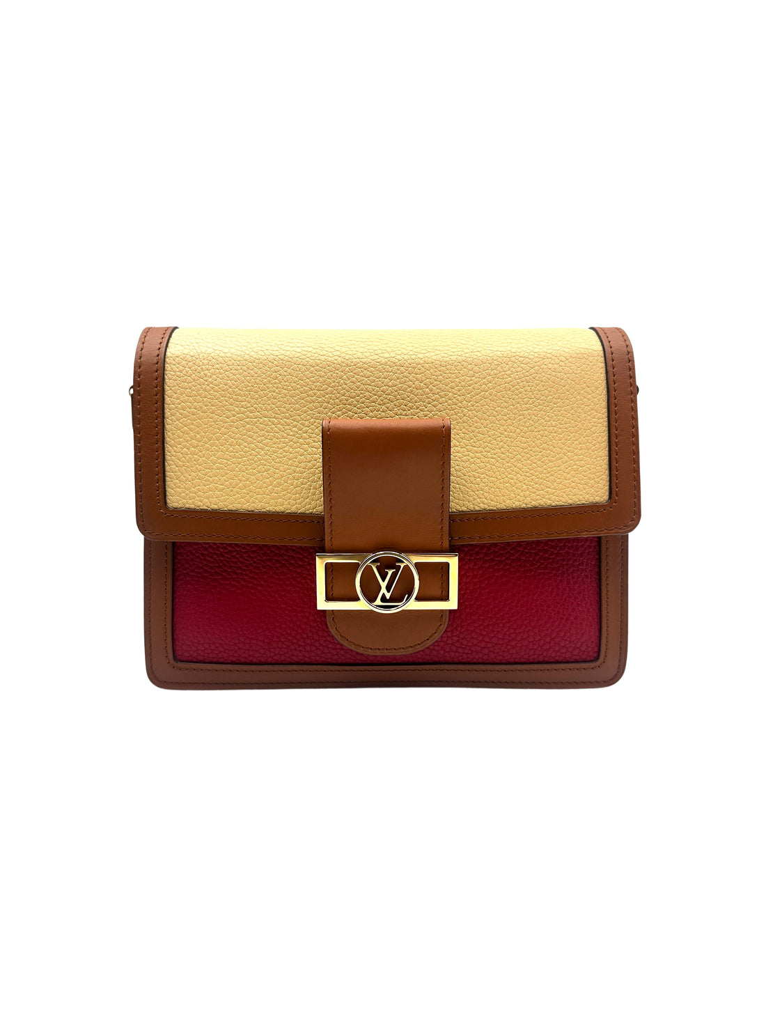 LV Full-Leather Two-Tone Medium Daphne Messenger Bag LV1418