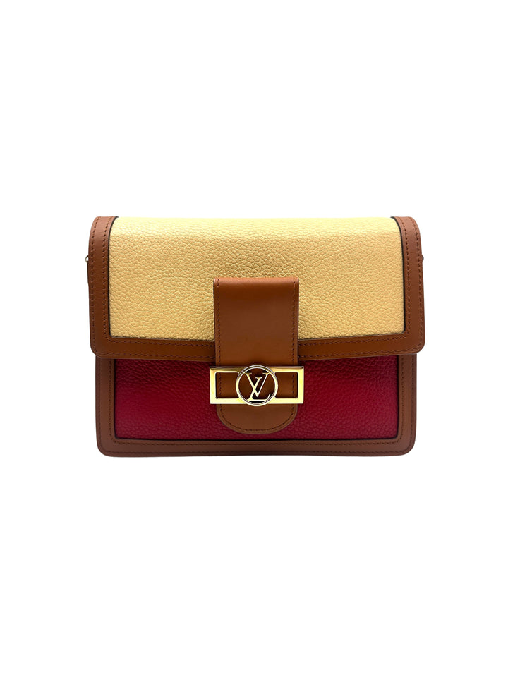 LV Full-Leather Two-Tone Medium Daphne Messenger Bag LV1418