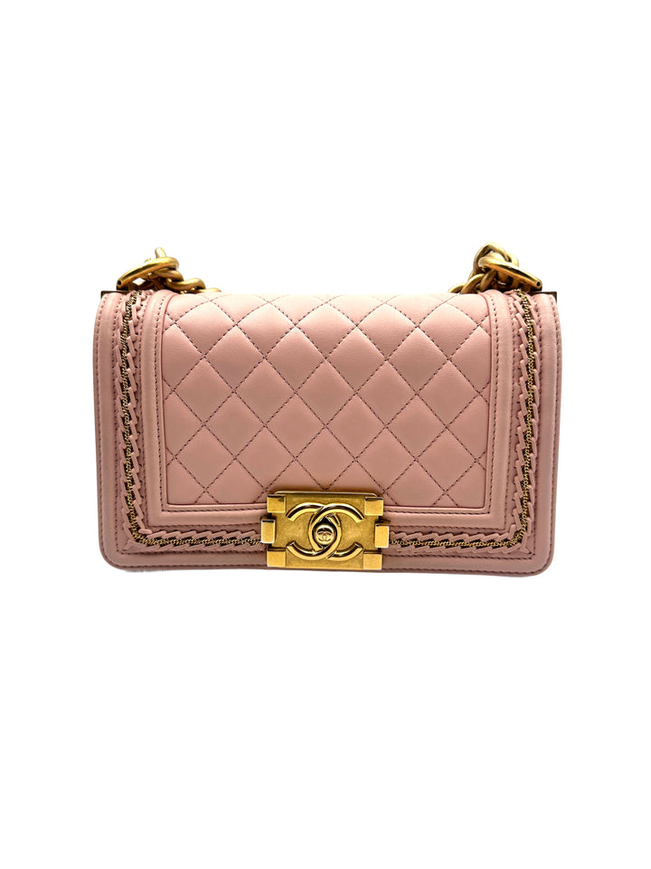Chanel Lambskin Small LeBoy Bag Pink(24***62) CC918