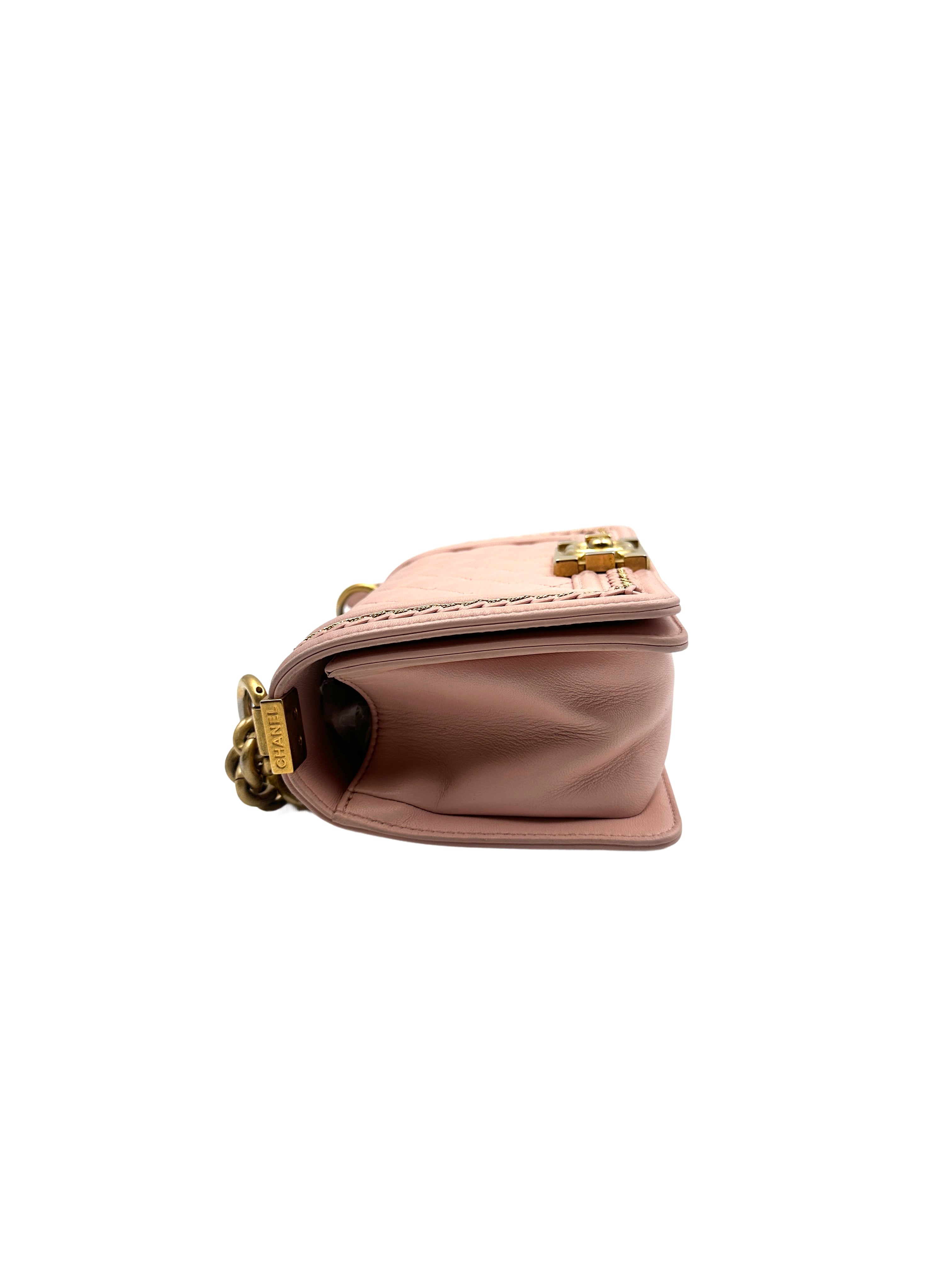 Chanel Lambskin Small LeBoy Bag Pink(24***62) CC918